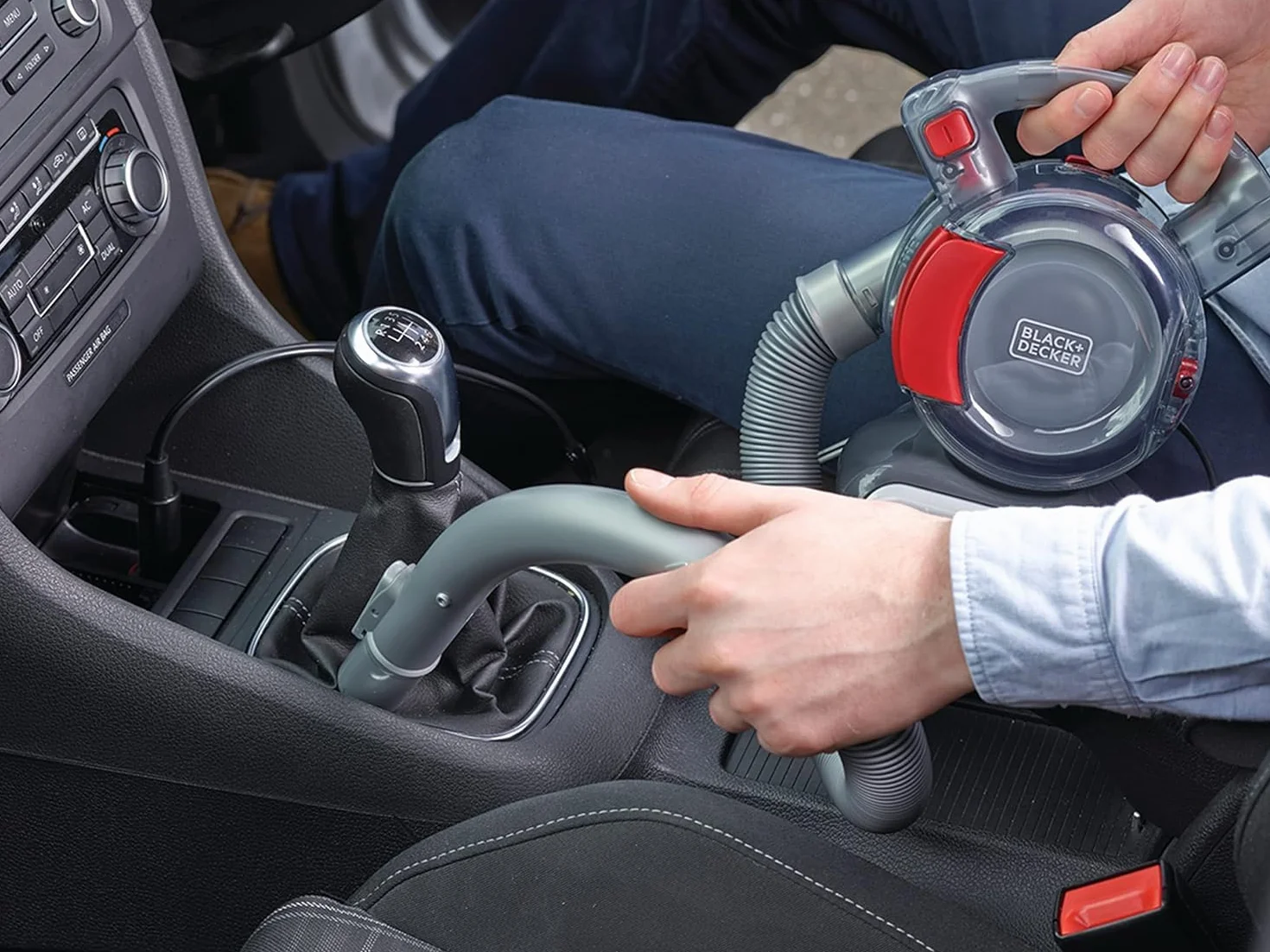 Black & Decker, Odkurzacz samochodowy 12V Flexi + akcesoria i torba, PD1200AV-XJ