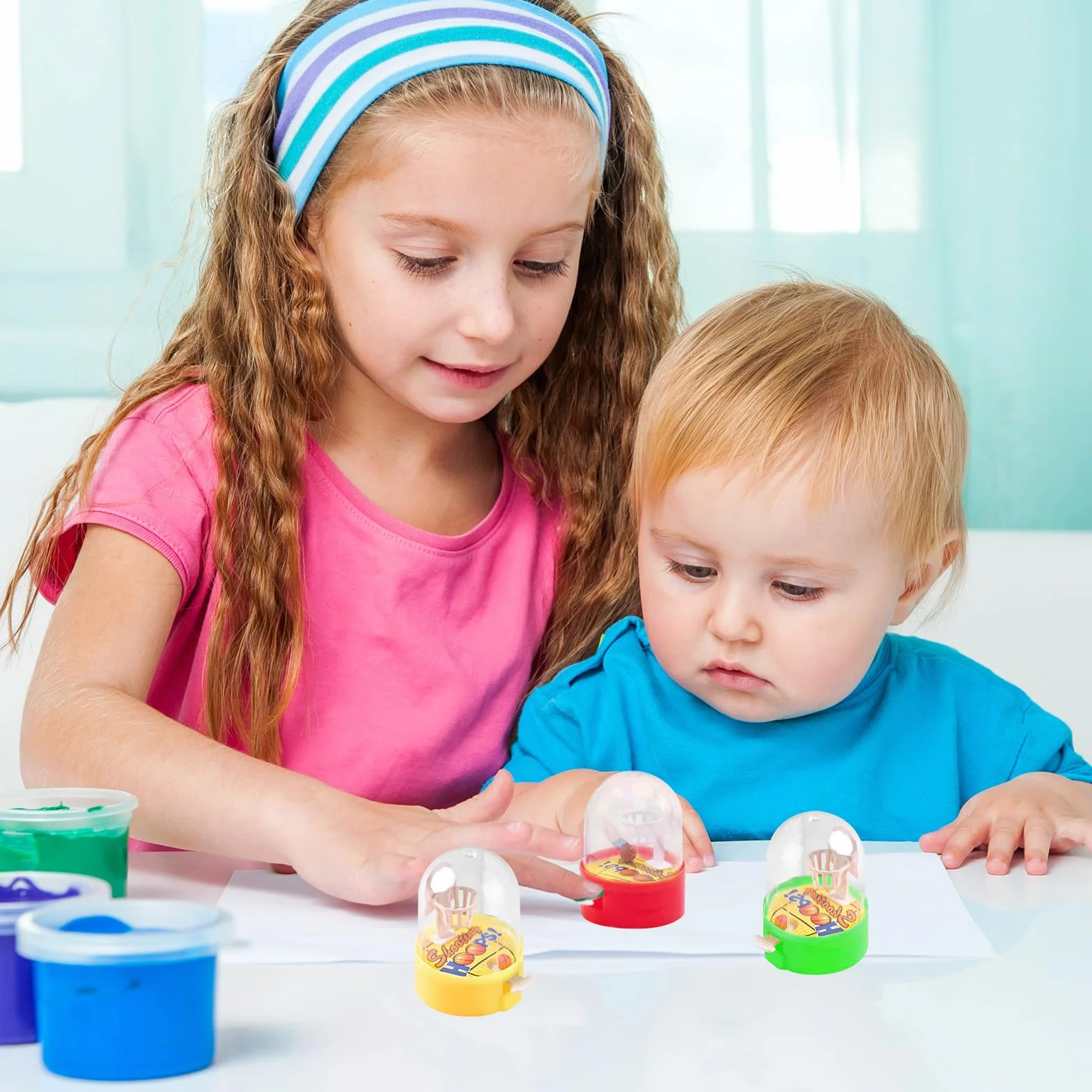 12 sztuk mini koszykówki, flipper koszykówka, strzelanka na palce, mała zabawka, dla chłopców i dziewczynek, dzieci na imprezę, urodziny, upominek, prezent dla gości