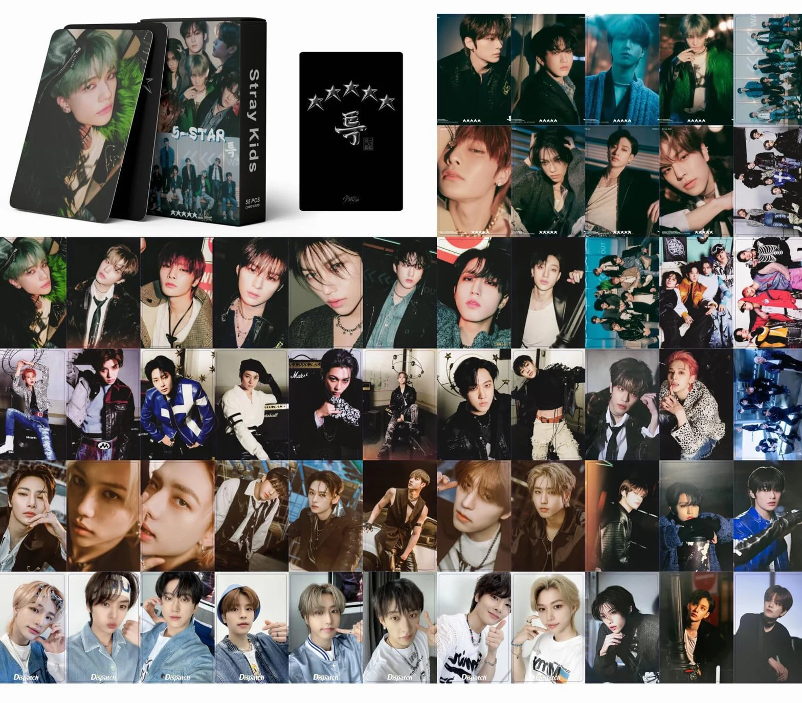 Stray Kids Lomo karty 54 sztuki, Photocard CIRCUS nowy album Stray Kids Lomo Cards