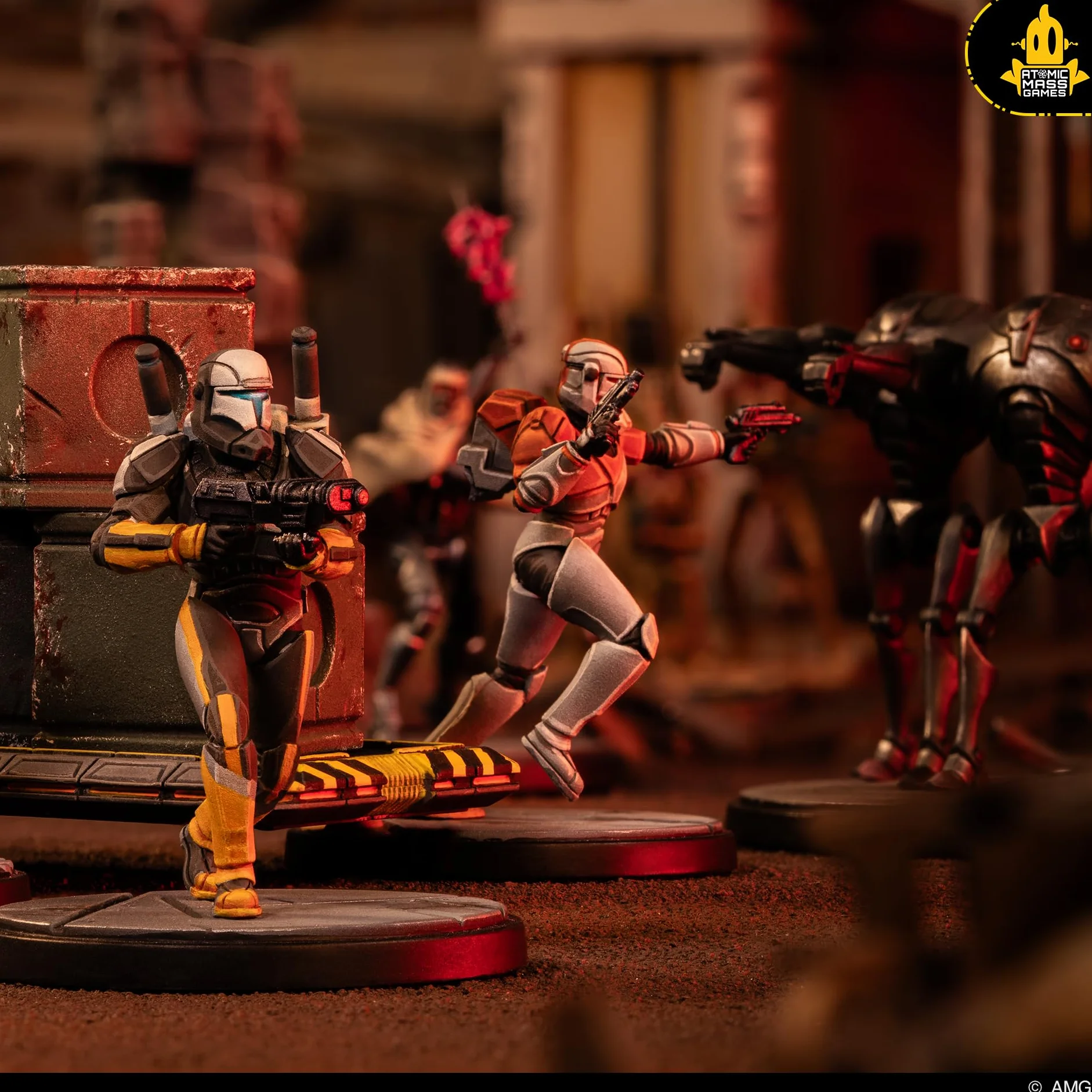 Asmodee | Star Wars: Shatterpoint Delta Squad, Form Up Squad Pack | Miniatury stołowe | Wiek 14+ | 2 graczy | Czas gry ponad 90 minut