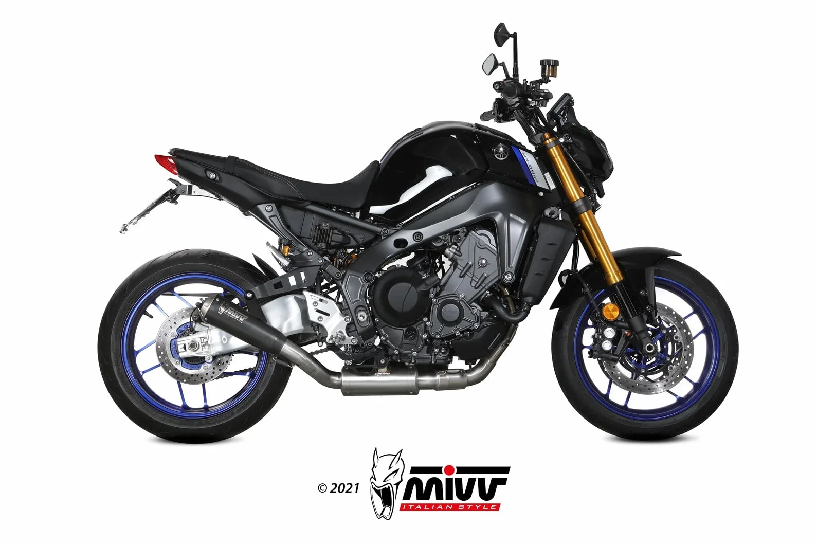 Mivv FULL SYSTEM 3x1 X-M1 BLACK ALTO Wydech Yamaha MT-09 SP FZ-09 2021 Euro5