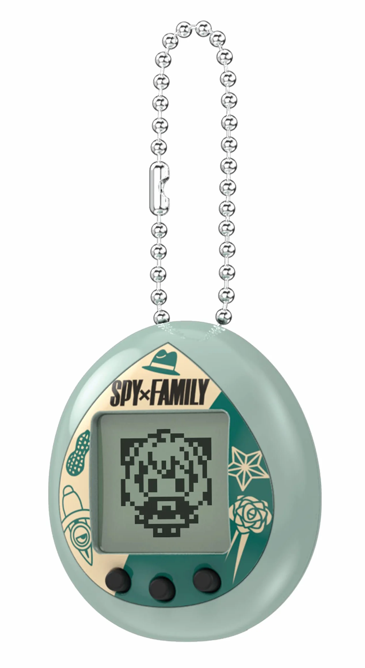 TAMAGOTCHI Bandai Spy X Family Green | Podnieś Anyę z 4 cm wirtualnym zwierzakiem opartym na rodzinie szpiegowskiej mangi i anime Gry ręczne są zabawne zabawki dla chłopców i dziewcząt oraz prezenty