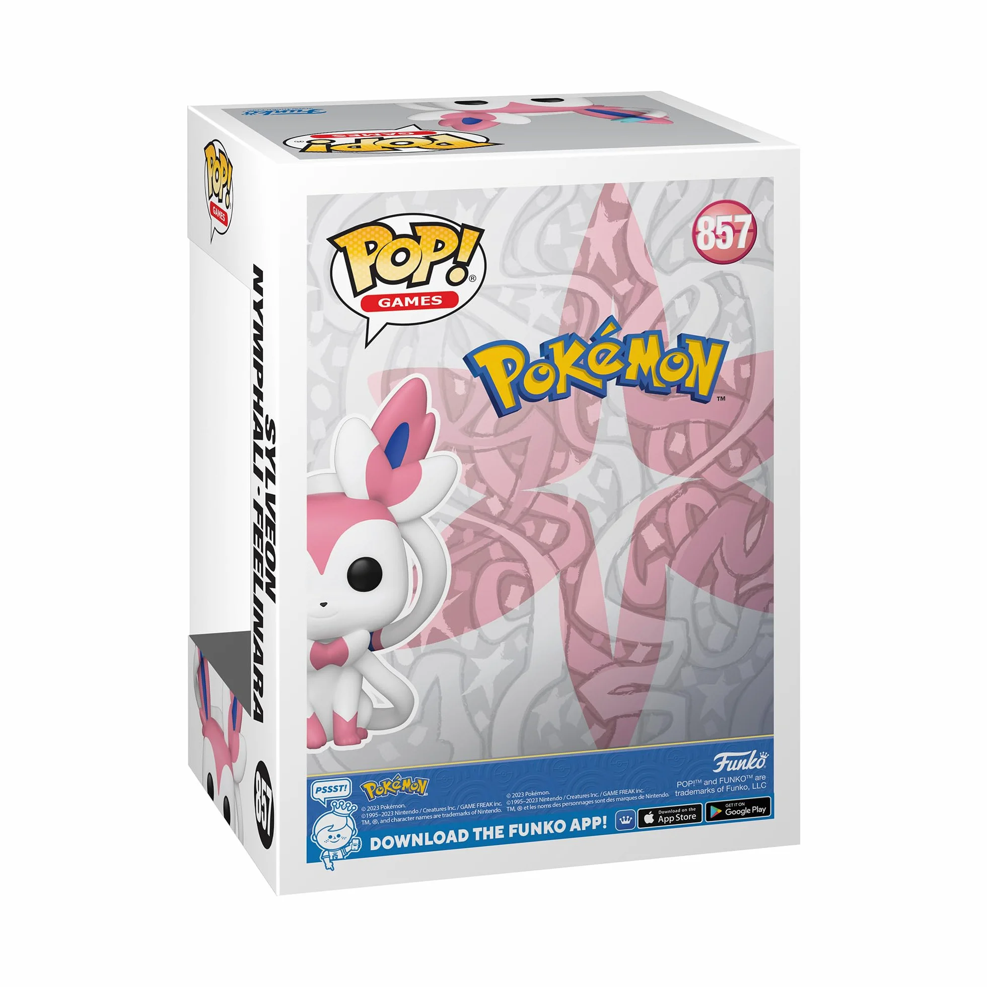 Funko POP! Games: Pokemon - Sylveon - Kolekcjonerska figurka winylowa - Pomysł na prezent - Oficjalny towar - Zabawki dla dzieci i dorosłych - Fani gier wideo