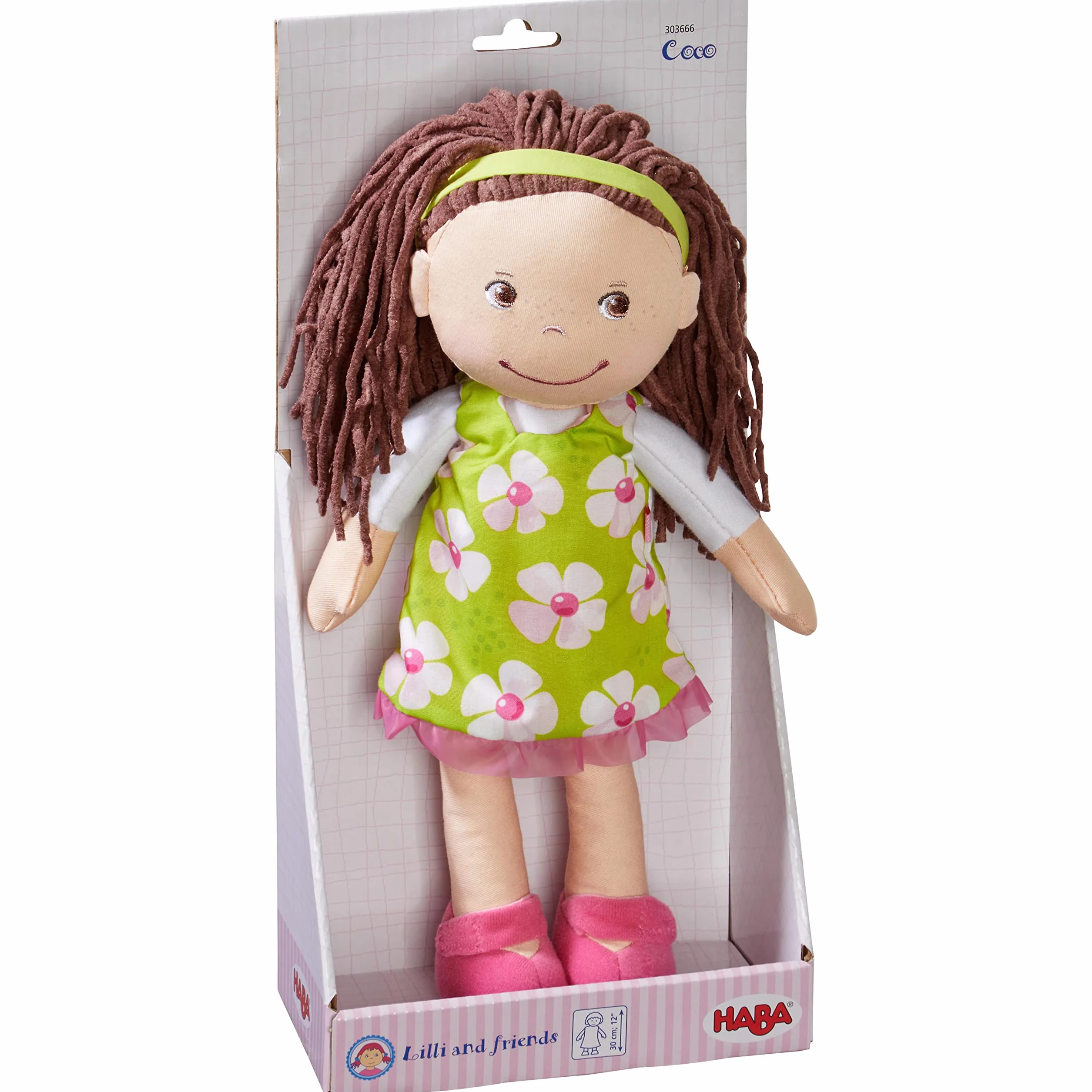 HABA 303666 Doll Coco- 30cm- Ages 18 months and Up
