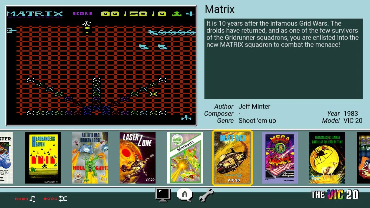 Retro Games System wideo VIC 20 (kolor komputera) ()