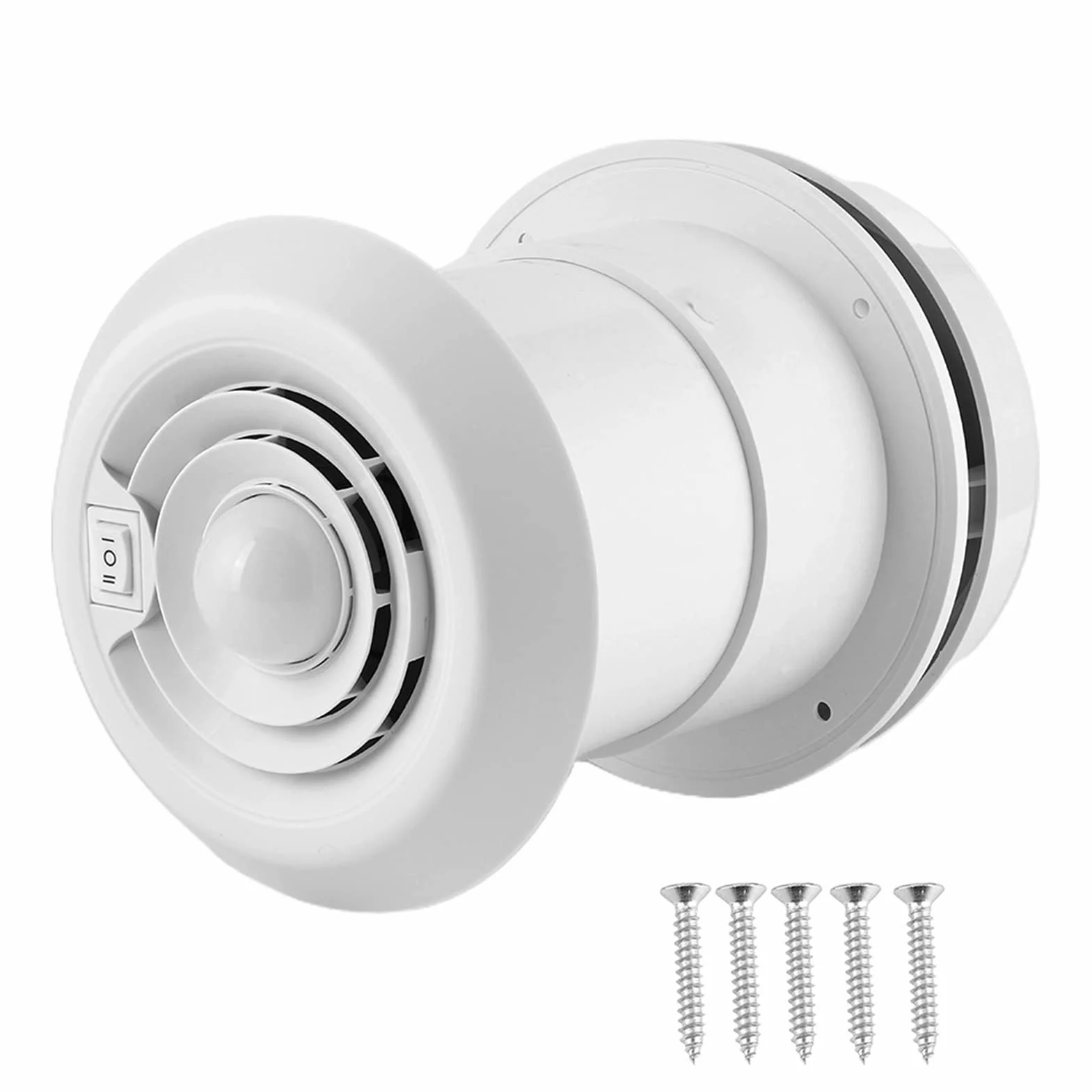 Wentylator Dachowy 12V 4000 obr. Min LED Okrągły Wentylator Wyciągowy do Samochodów Kempingowych