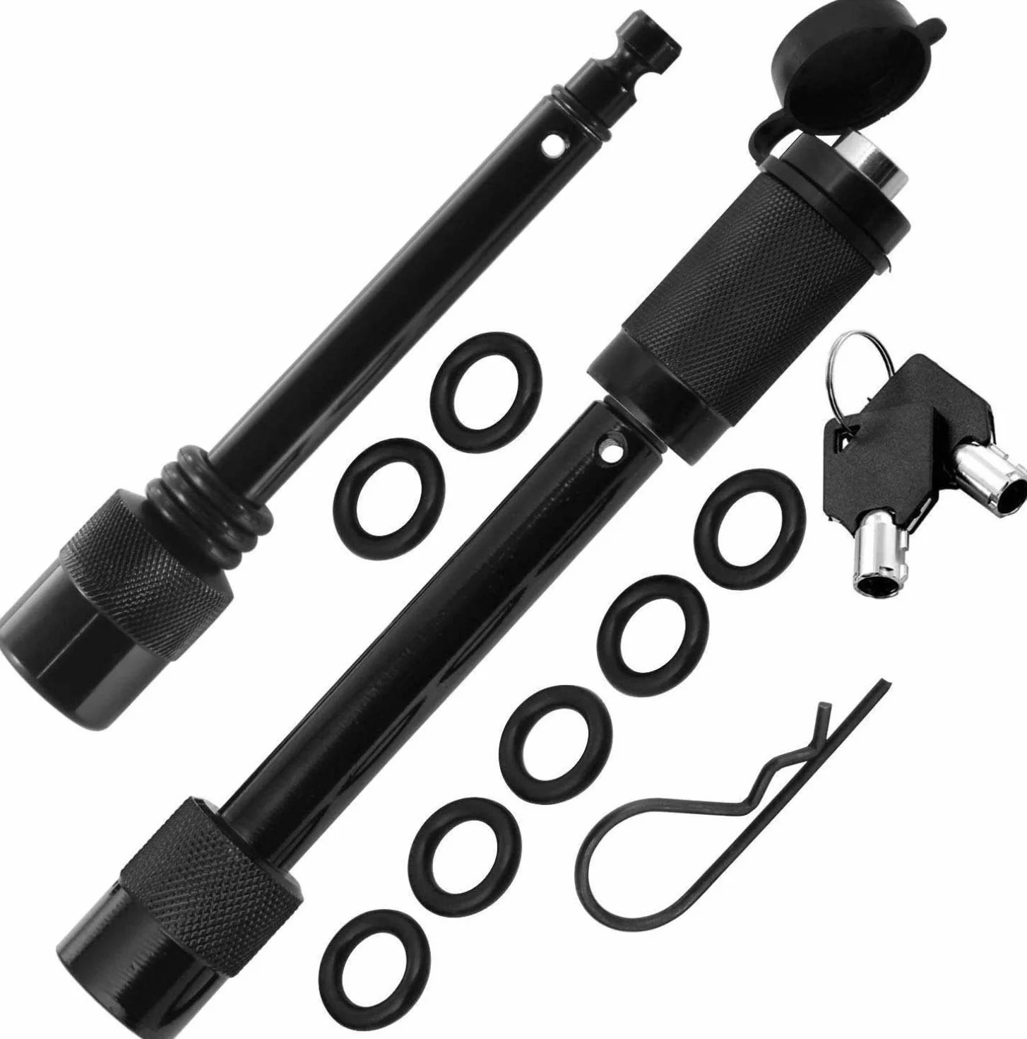 Namvo Trailer Hitch Lock Pin zestaw 1/2" i 5/8" z klipsem zabezpieczaj?cym, dziesi?? pier?cieni uszczelniaj?cych i dwoma kluczami