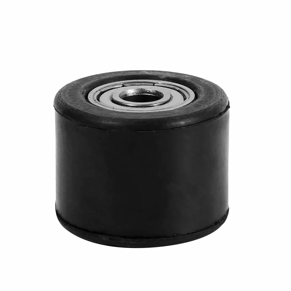 Rolka Koła Pasowego łańcucha, Rolka Napinacza łańcucha 8mm Prowadnica Koła Pasowego do Motocykla Enduro Bike Enduro (czarny)