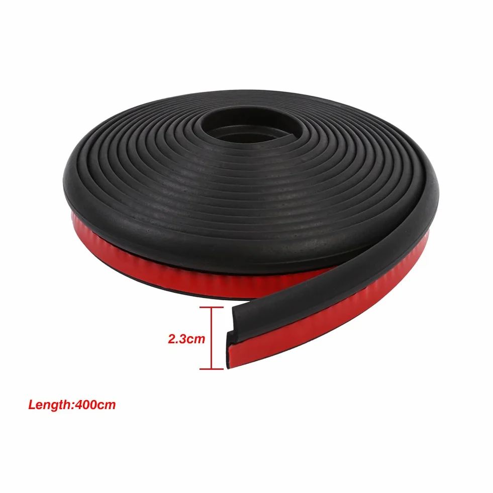 Uszczelka gumowa samochodowa Akozon Universal Car Truck Motor Window Door Rubber Seal Hollow Weather Strip Z Kształt 4M