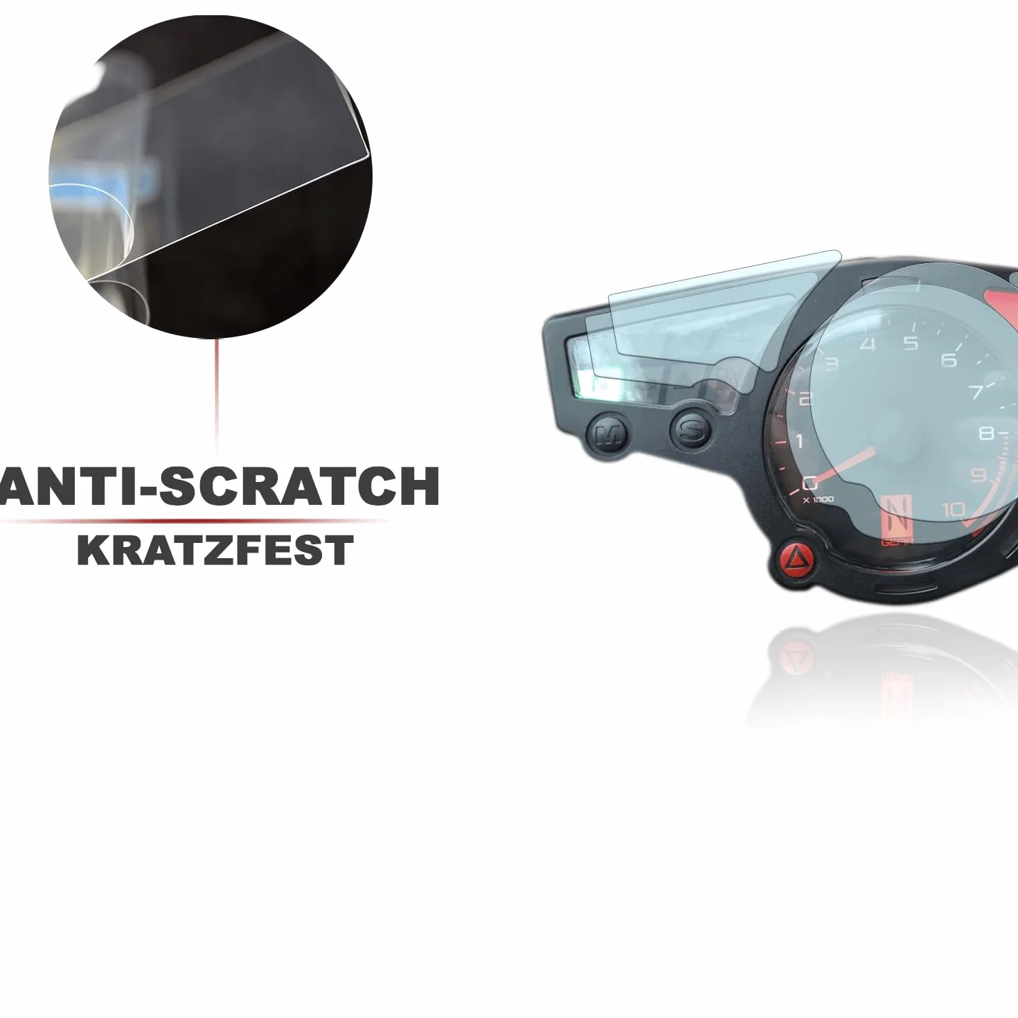 Folia ochronna na wyświetlacz tachografu Husqvarna Nuda 900 R Ultra Clear Anti Glare