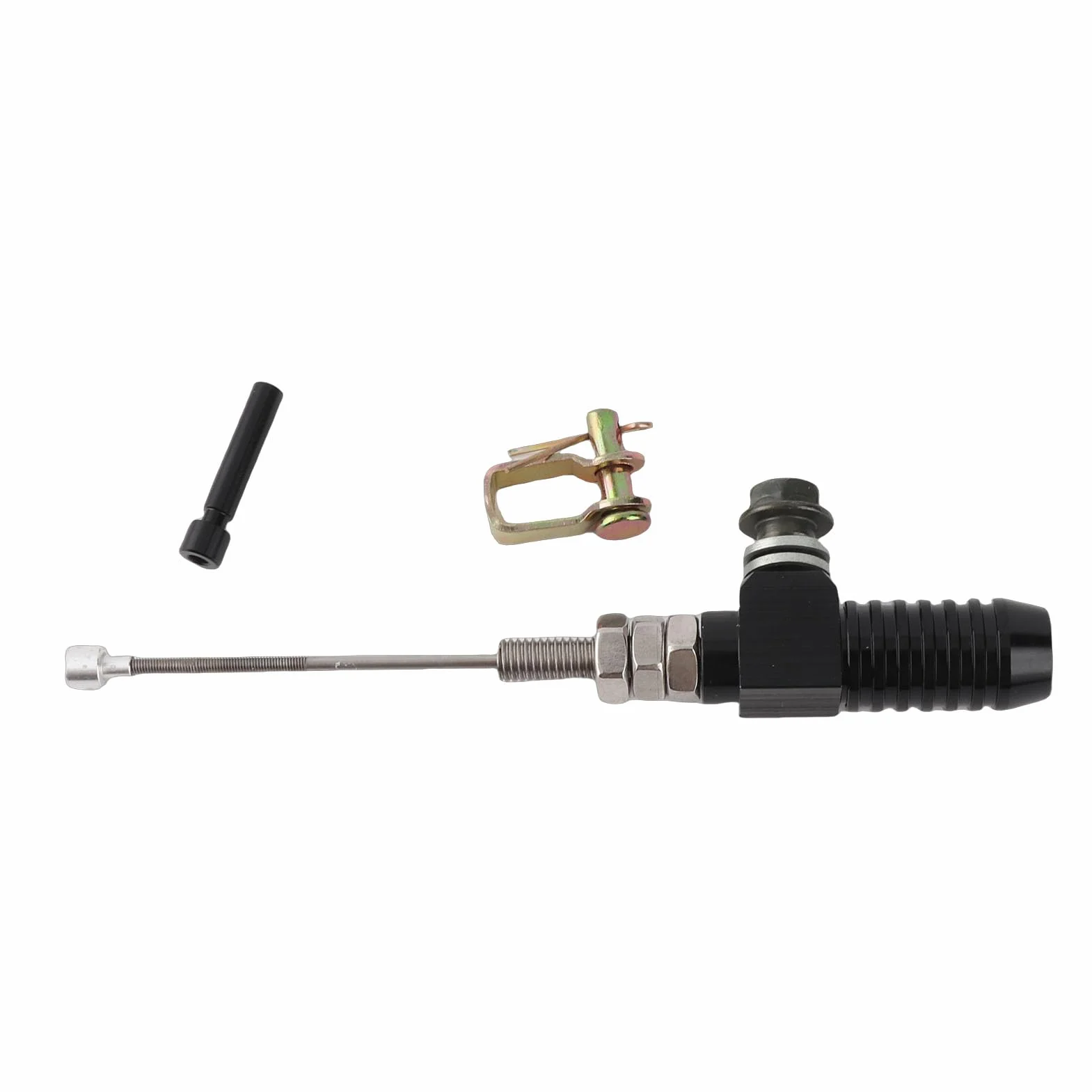 KIMISS M10x1,25mm Uniwersalne motocyklowe sprzęgło hydrauliczne, KI6169 Motocyklowe sprzęgło hydrauliczne Pompa hamulcowa do Dirt Bike Pit Bike ATV Quad Scooter Motorcycle (czarny)