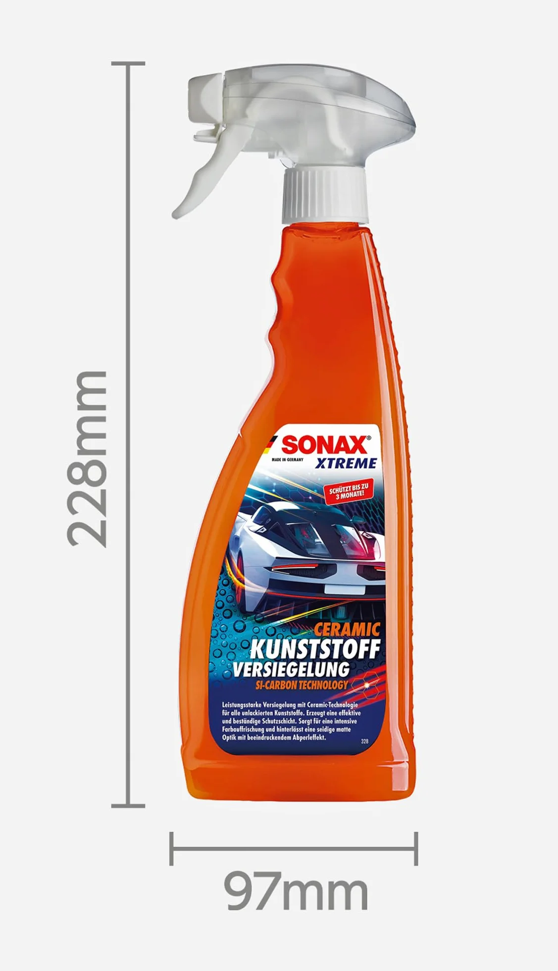 SONAX XTREME Ceramiczne tworzywa sztuczne