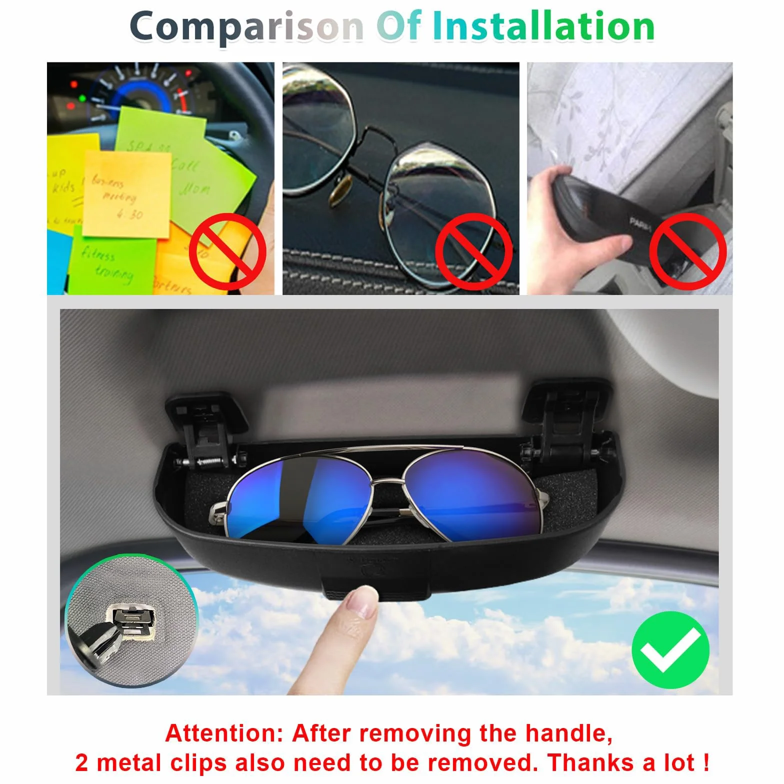GAFAT uchwyt na okulary przeciwsłoneczne do Qashqai J12 e-Power X-Trail T33 2022-2026