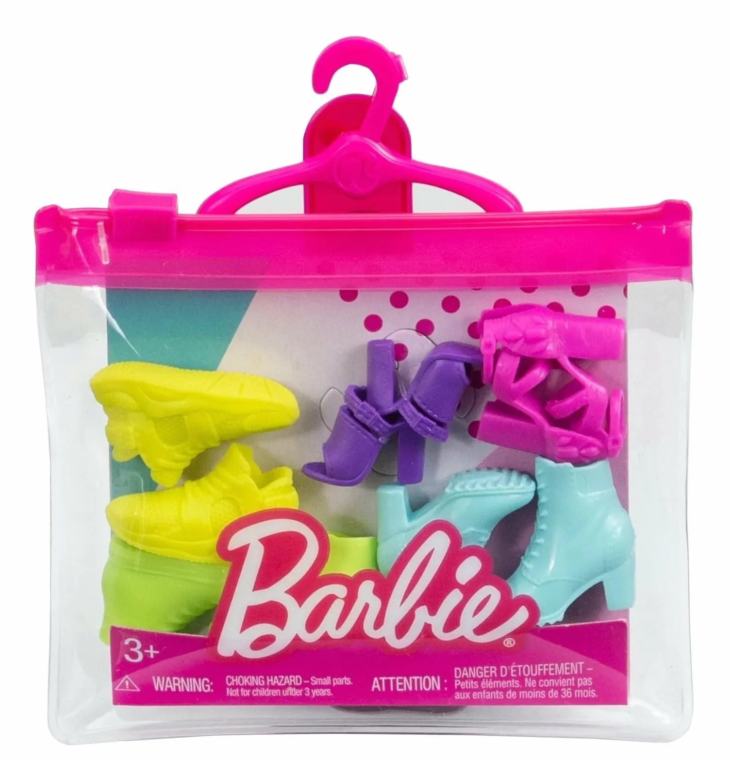 Barbie Zestaw butów, solidny, wielokolorowy, M (Mattel HBV30)