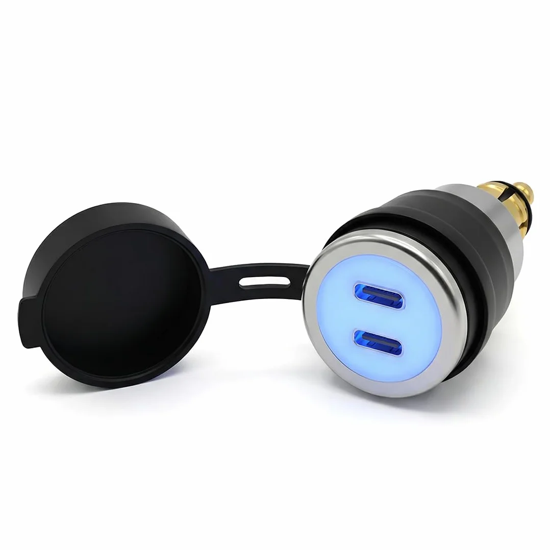 Hella Cliff Top Podwójna ładowarka USB USB-C DIN 28 W