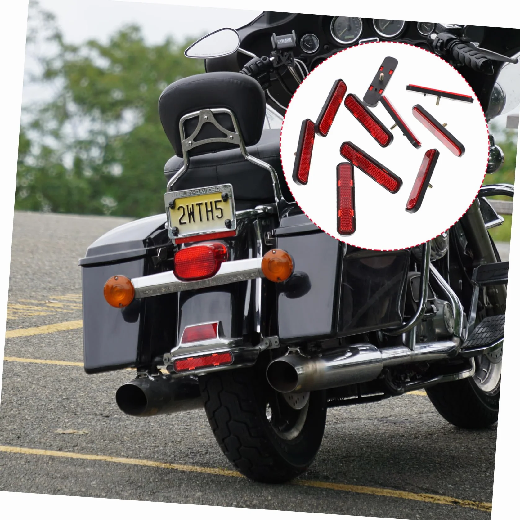 iplusmile 30 reflektor odblaski na podjazd odblaski rowerowe rowerowy odblaski samochodowe odblask do ogrodzenia samochód elektryczny przyczepa Arkusz odblaskowy motocykl