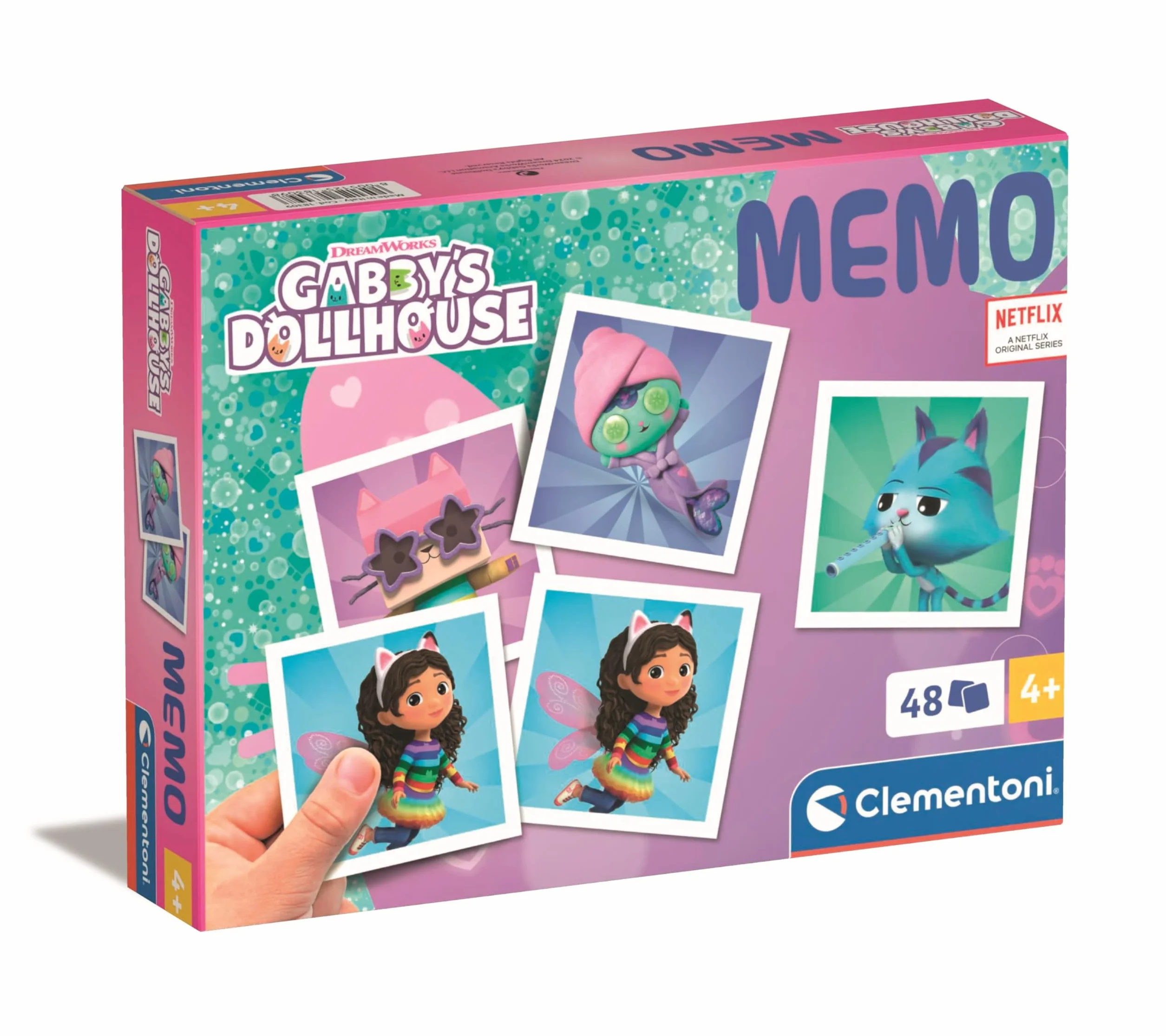 Clementoni Gra pamięciowa memo Gabby Dollhouse 18309