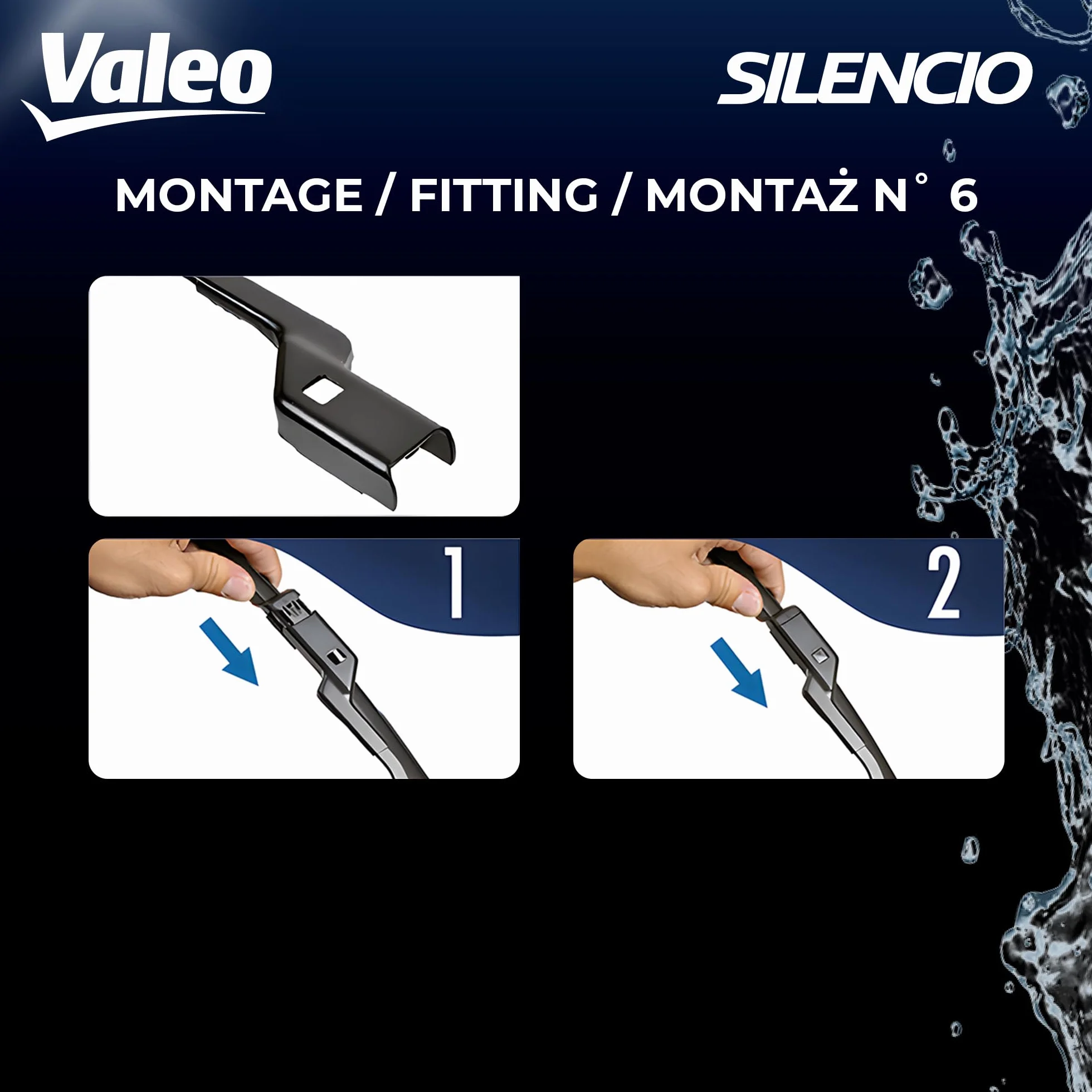 VALEO Silencio Wycieraczki VF930 680mm/425mm Zestaw 2 szt. Przód