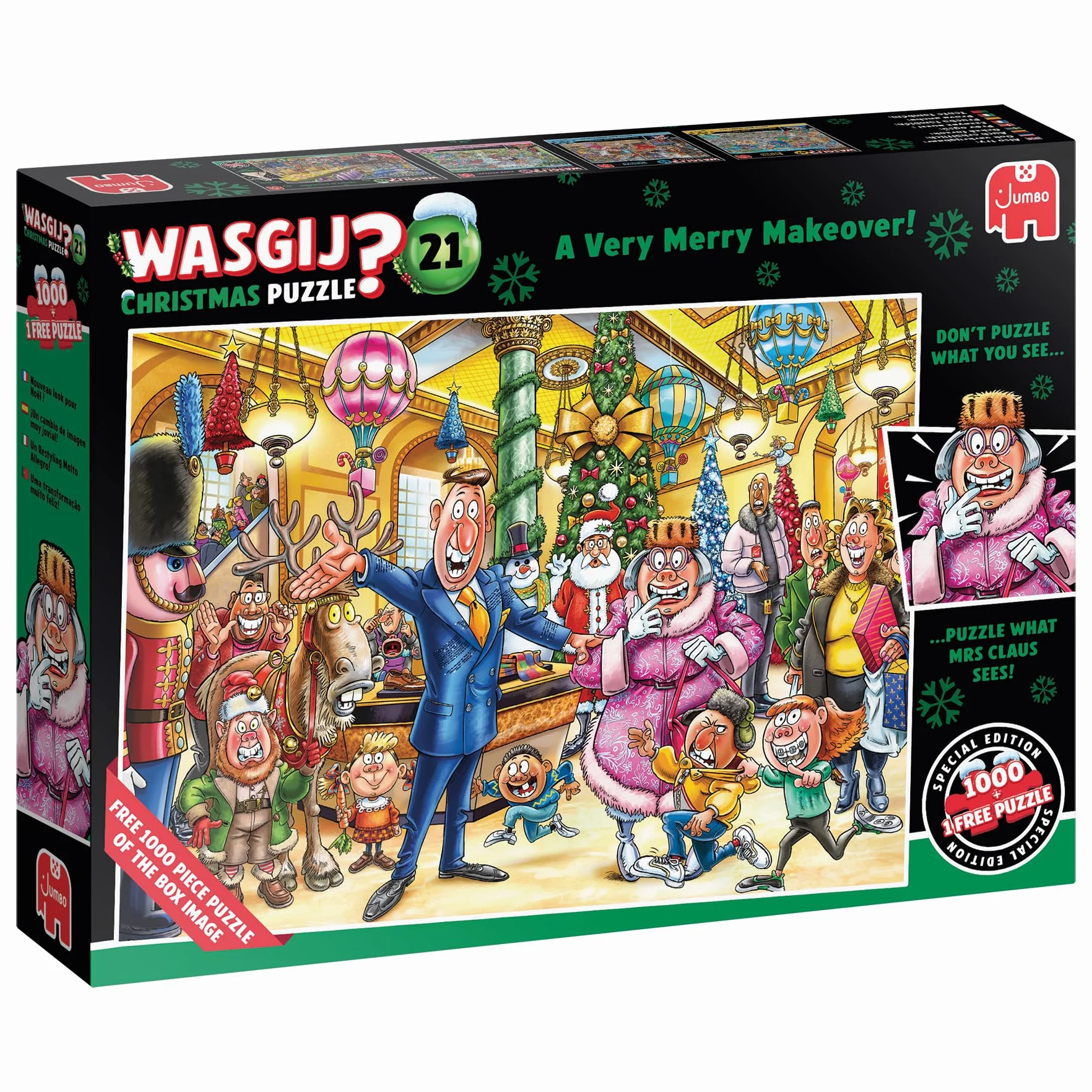 Wasgij Christmas 21 - Eine fröhliche Verwandlung (2x1000 Teile)
