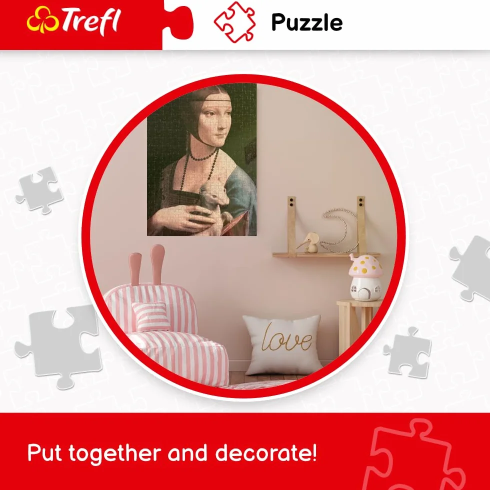 Trefl Jezioro Morskie Oko, Tatry, Polska Puzzle 1500 Elementów o Wysokiej Jakości Nadruku dla Dorosłych i Dzieci od 12 lat