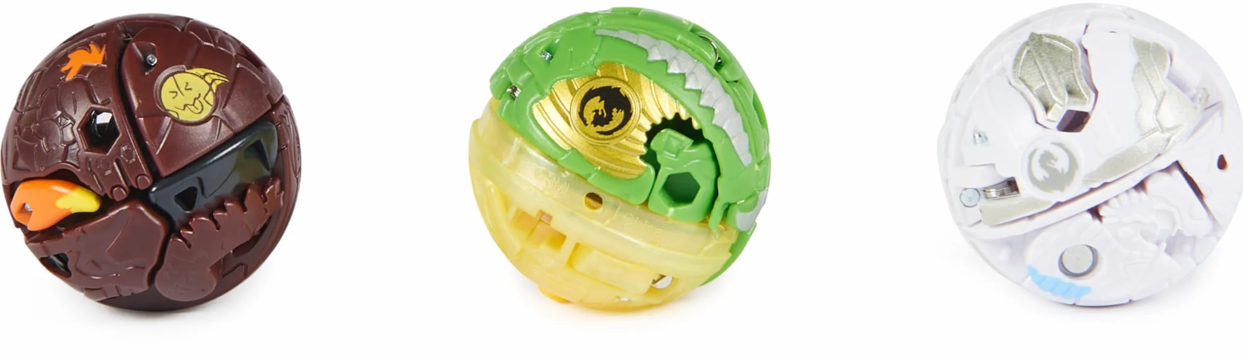 BAKUGAN Starter 3-pak, Special Attack Nillious, Titanium Dragonoid, Bruiser, indywidualizowana figurka akcji, karty kolekcjonerskie, zabawka dla dzieci dla chłopców i dziewczynek