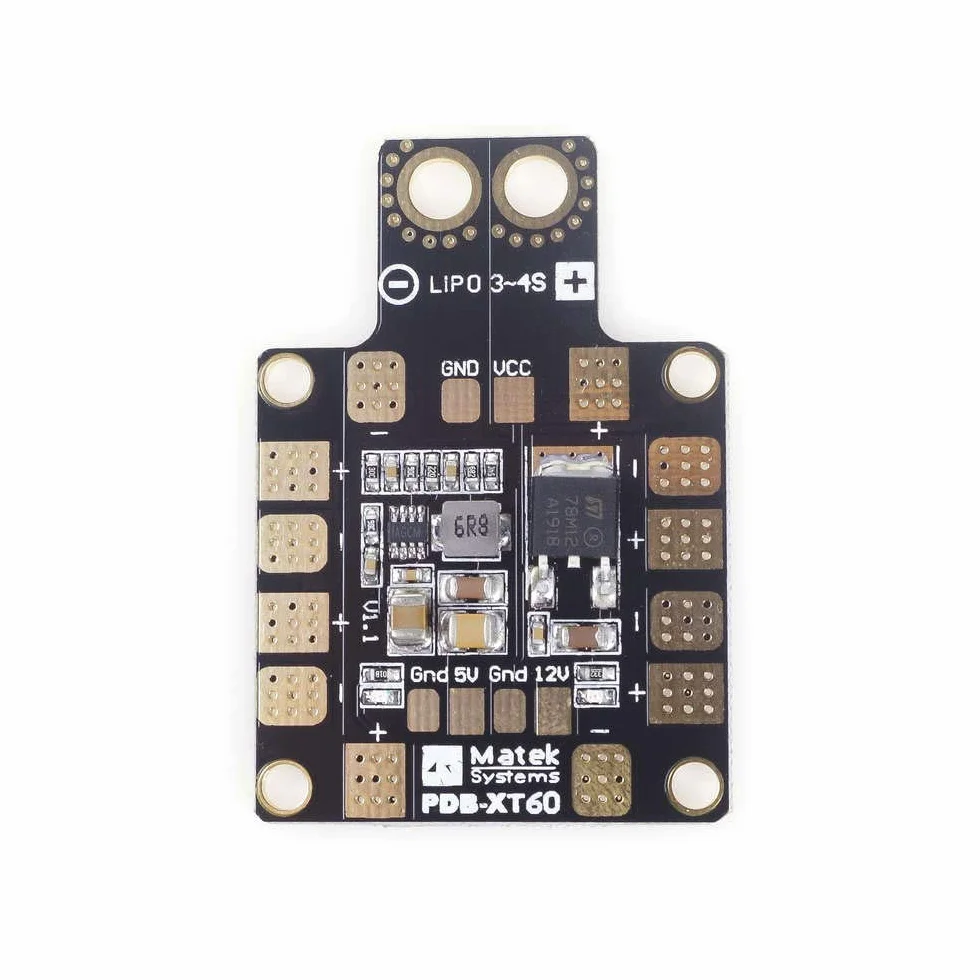 PDB XT60 W/BEC 5 V & 12 V 2oz Copper for RC Helicopter FPV Quadcopter Drone Power Distribution Board (Includes XT60 Aviation Accessories)