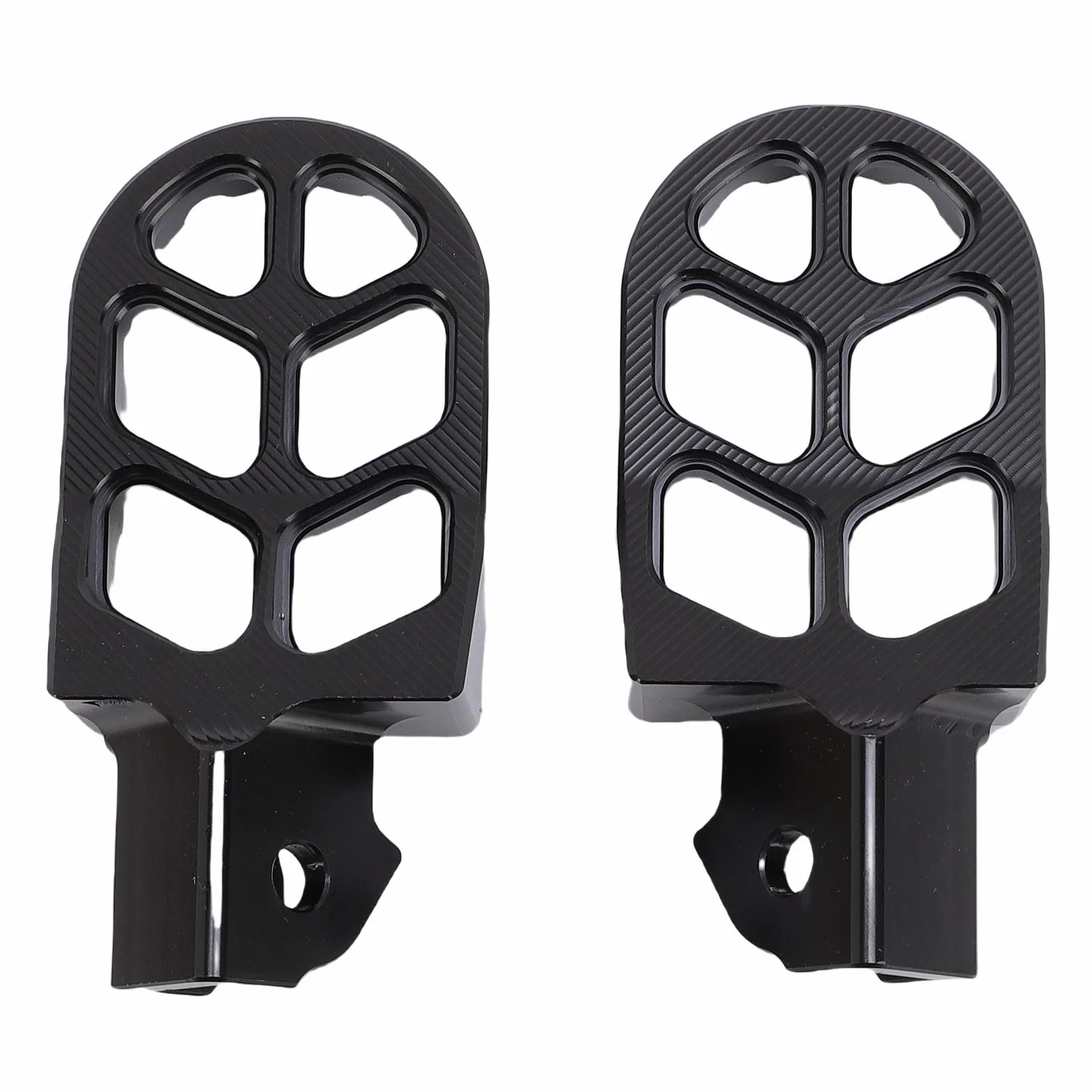 Yosoo Podnóżki Motocyklowe, 1 Para Stopki 7075 Stop Aluminium Dirt Bike z Zestawem Montażowym dla Surron Light Bee X, X260, CRF150F 2003-2019 (BLACK)