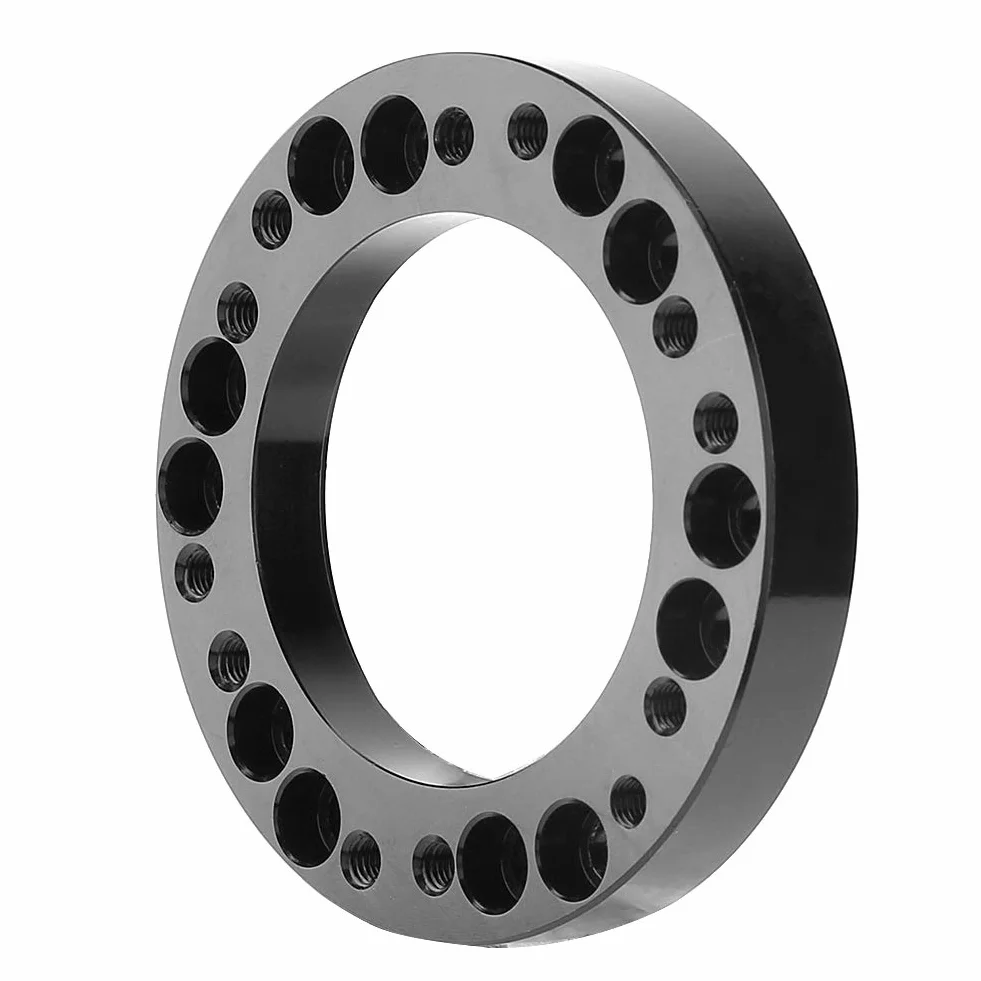 Steering Wheel Spacer, Universal 12.5mm Universal Car Steering Wheel Hub Hub Racing Spacer Pad Adapter Kit
