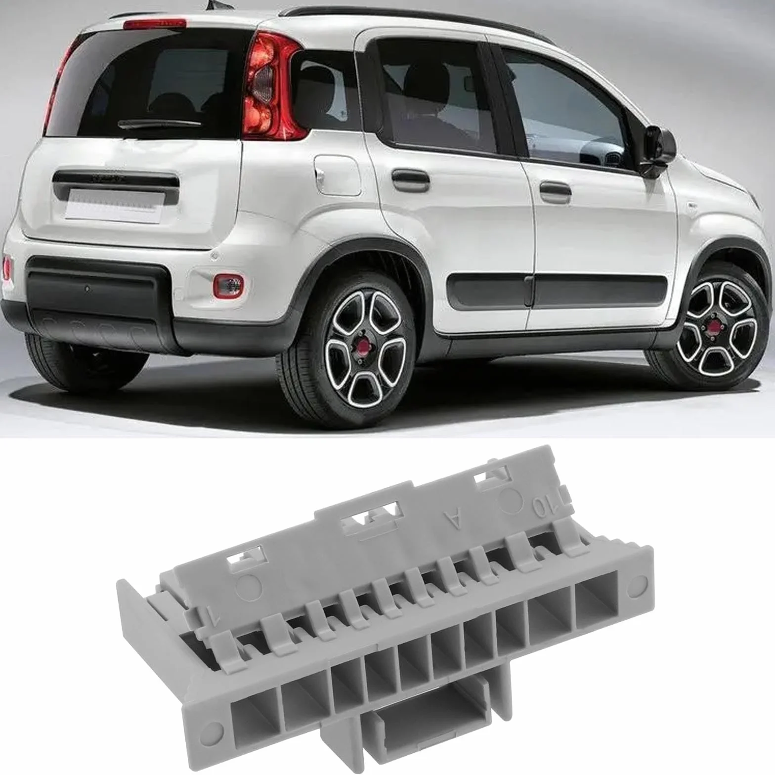 Zestaw naprawczy wtyczki wiązki przewodów 10-drożny kompatybilny z Fiat Panda 169
