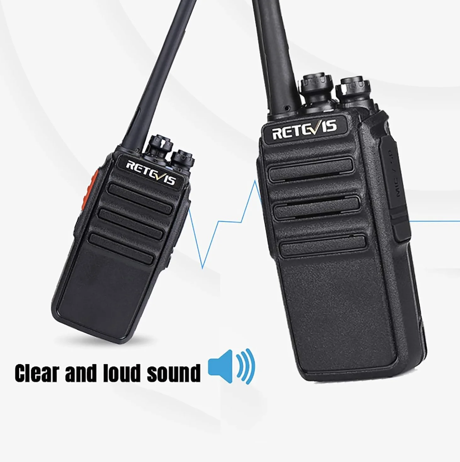 Retevis RT24 Radiotelefony i Krótkofalówki, PMR446 Bez Licencji 16 Kanałów CTCSS/DCS Walkie Talkie z podstawą ładującą USB, Radiotelefon dla Dorosłych Nadaje Się do Wędrówek, Kemping (Czarny, 2 Pary)