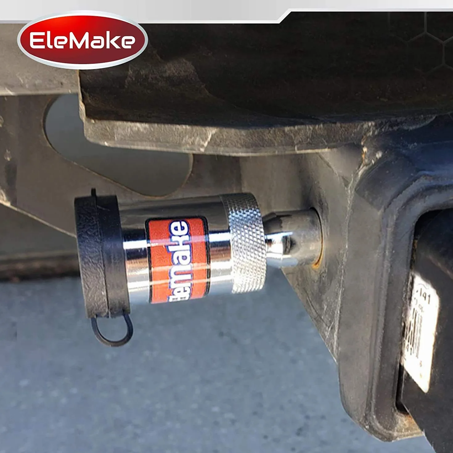 Zamek haka holowniczego 7 cali długi zamek haka holowniczego 5/8" chrom mosiądz mechanizm blokujący rdzeń 3-1/2" Gap Hitch Pin Lock bezpieczeństwo hak holowniczy do przyczep kempingowych