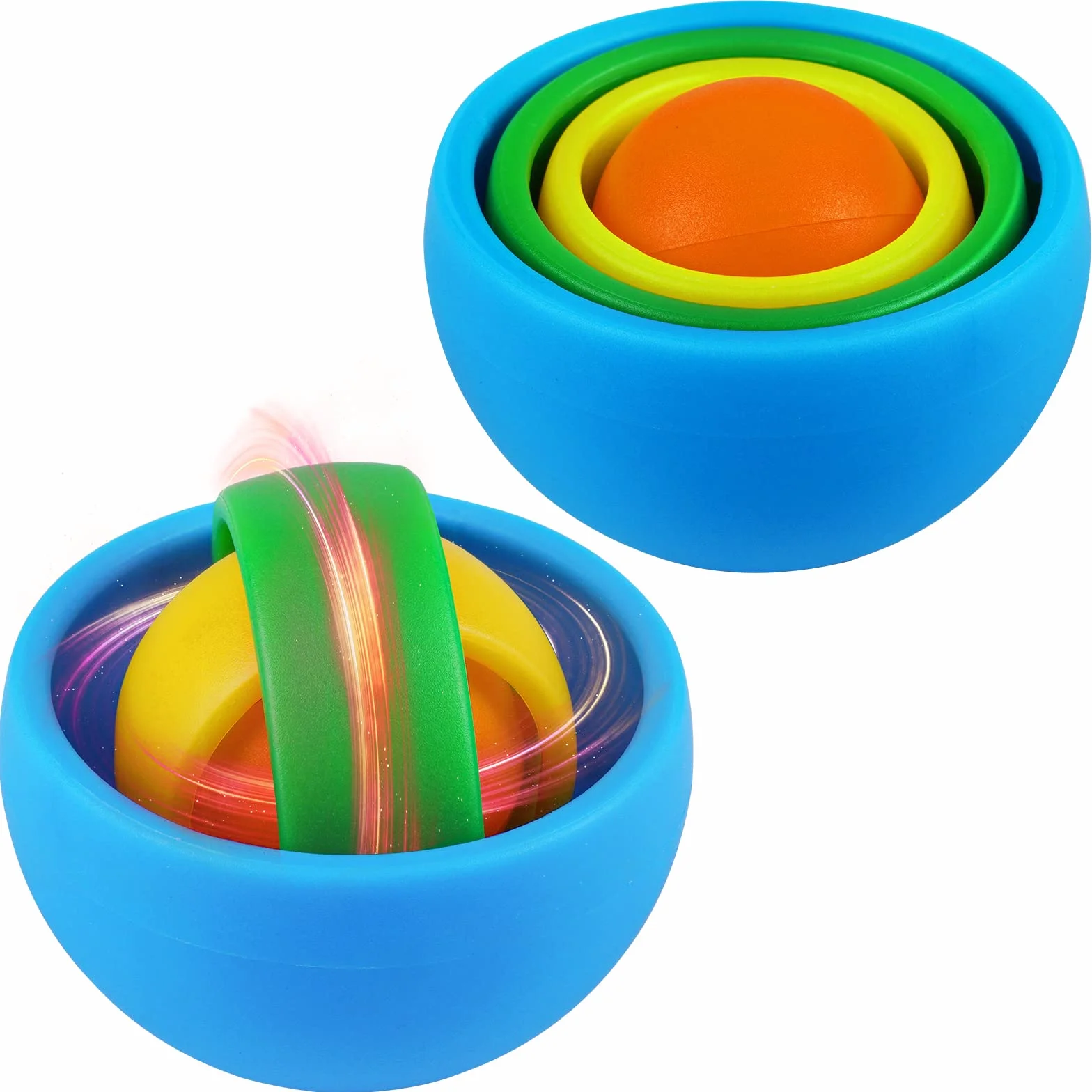 Ainiv Fidget Spinner, zabawka 3D, obrotowa kostka, obrotowa kostka, fidget spinner, zabawka sensoryczna do gier interaktywnych