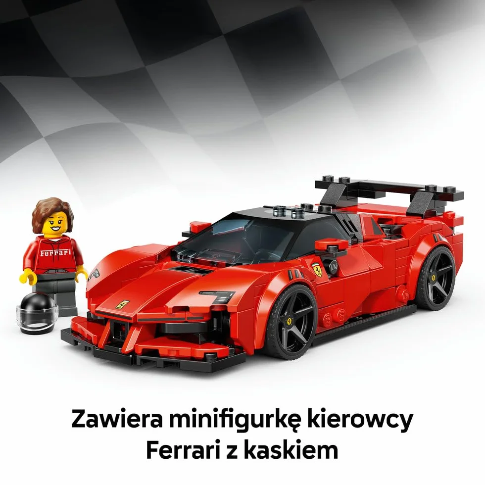 LEGO Speed Champions Samochód sportowy Ferrari SF90 XX Stradale, zabawka konstrukcyjna dla dzieci w wieku od 9 lat, pomysł na prezent dla chłopców, dziewczynek i miłośników samochodów 77254