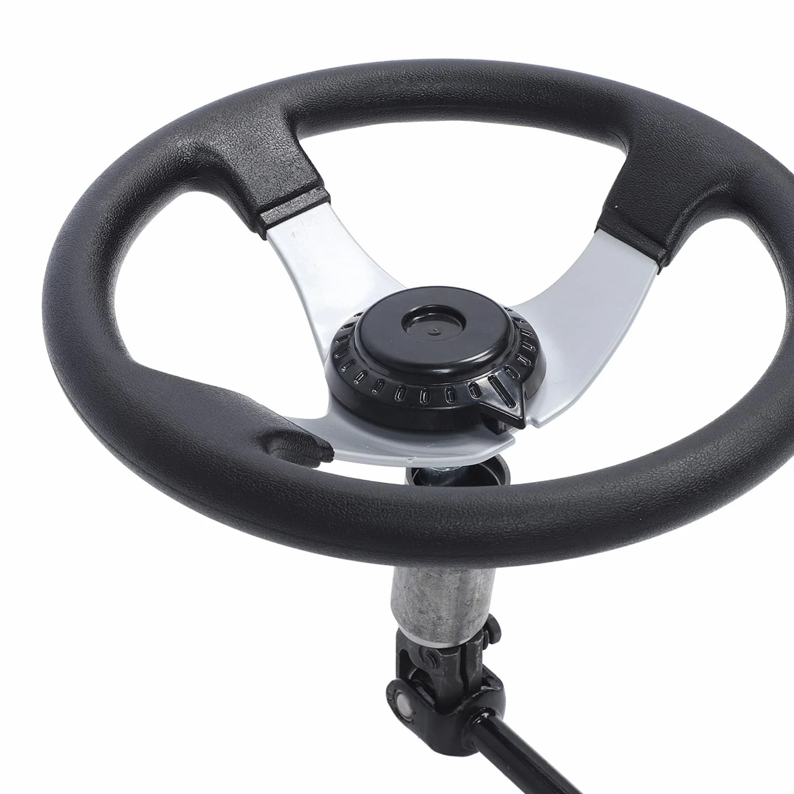 Zestaw kierownicy 300 mm ze stali Dobra regulacja dla wózka gokartowego UTV 110 125 140 150