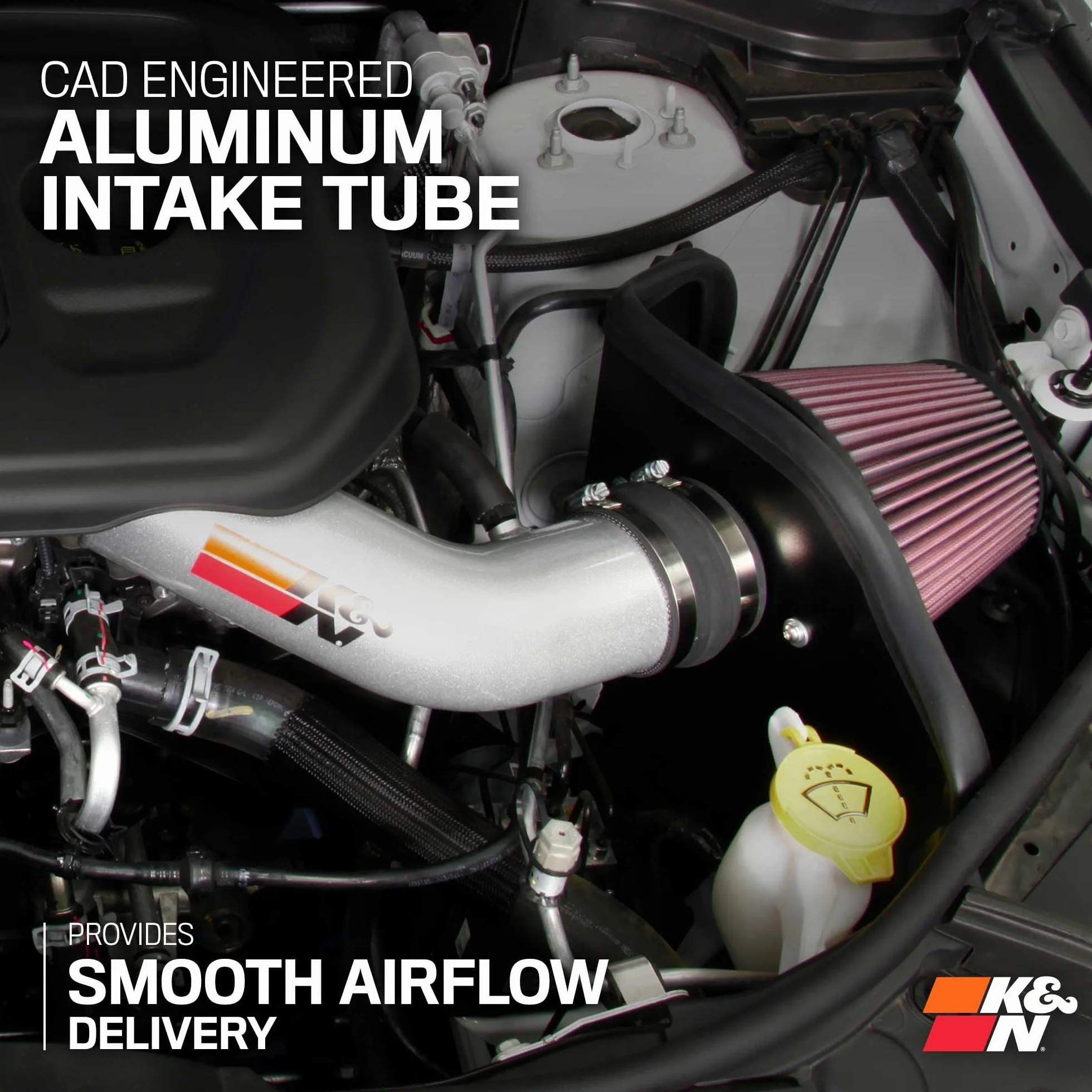 K&N Zestaw wlotu zimnego powietrza 77-1572KS do Jeep Grand Cherokee Durango 3.6L V8 2016-2019