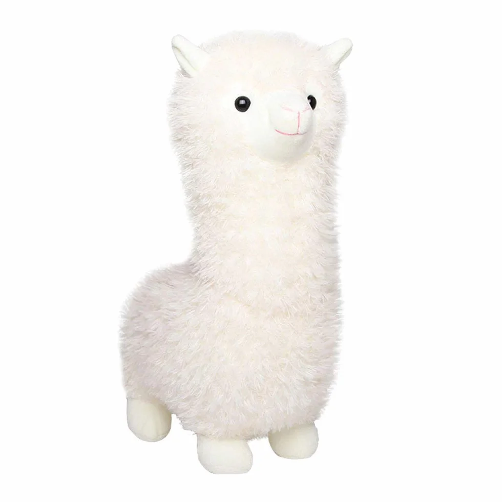 Spring Country pluszowa zabawka z alpaki, duża, 45 cm, lalka, poduszka do przytulania, miękka, puszysta poduszka, super prezent Kawaii na urodziny, dla dziewcząt i ukochanych, nadaje się do prania
