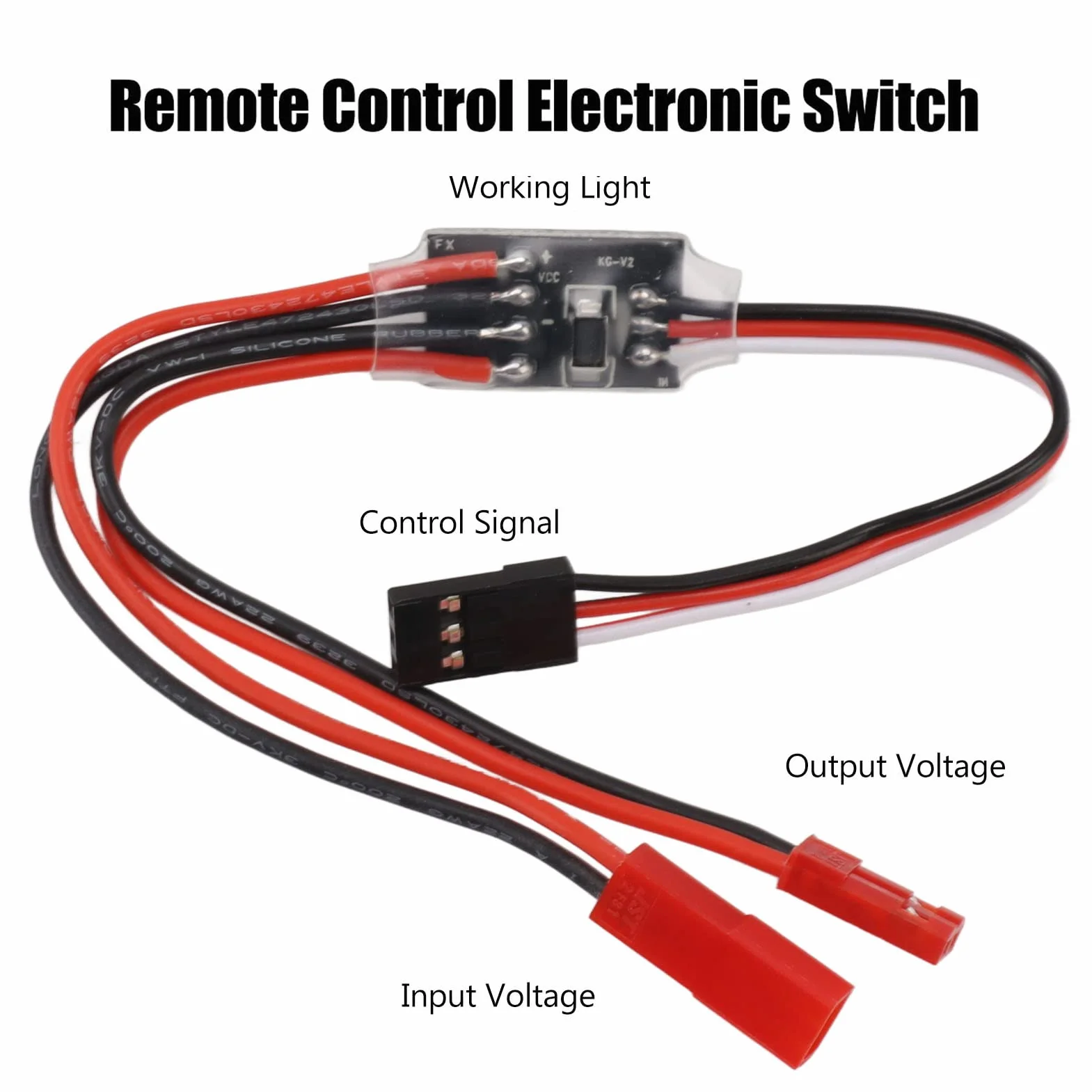 Przełącznik RC, PWM Kanal Elektroniczny Sterownik, Pilot Zdalnego Sterowania RC, 3-30V, Sterowanie Samochodem, Ciężarówką, Łodzią, Oświetleniem LED, Dronem