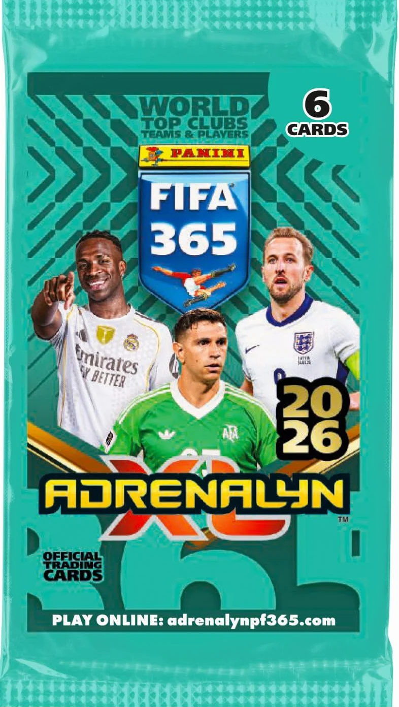 Megapack (archiwizator + 4 koperty + 3 karty wydanie specjalne+przewodnik + tablica) FIFA 365 Adrenlayn 2026