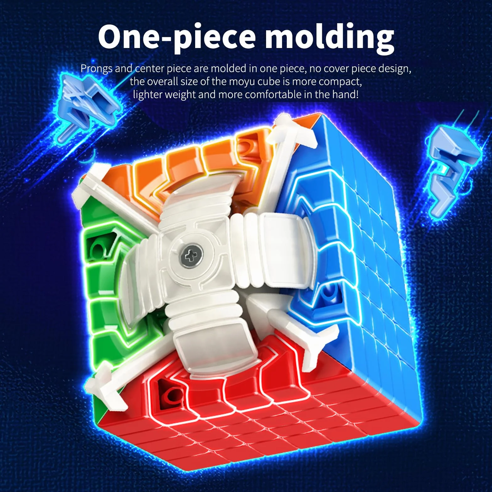 Moyu Meilong Magic Stickerless Speed Puzzle Cube v2