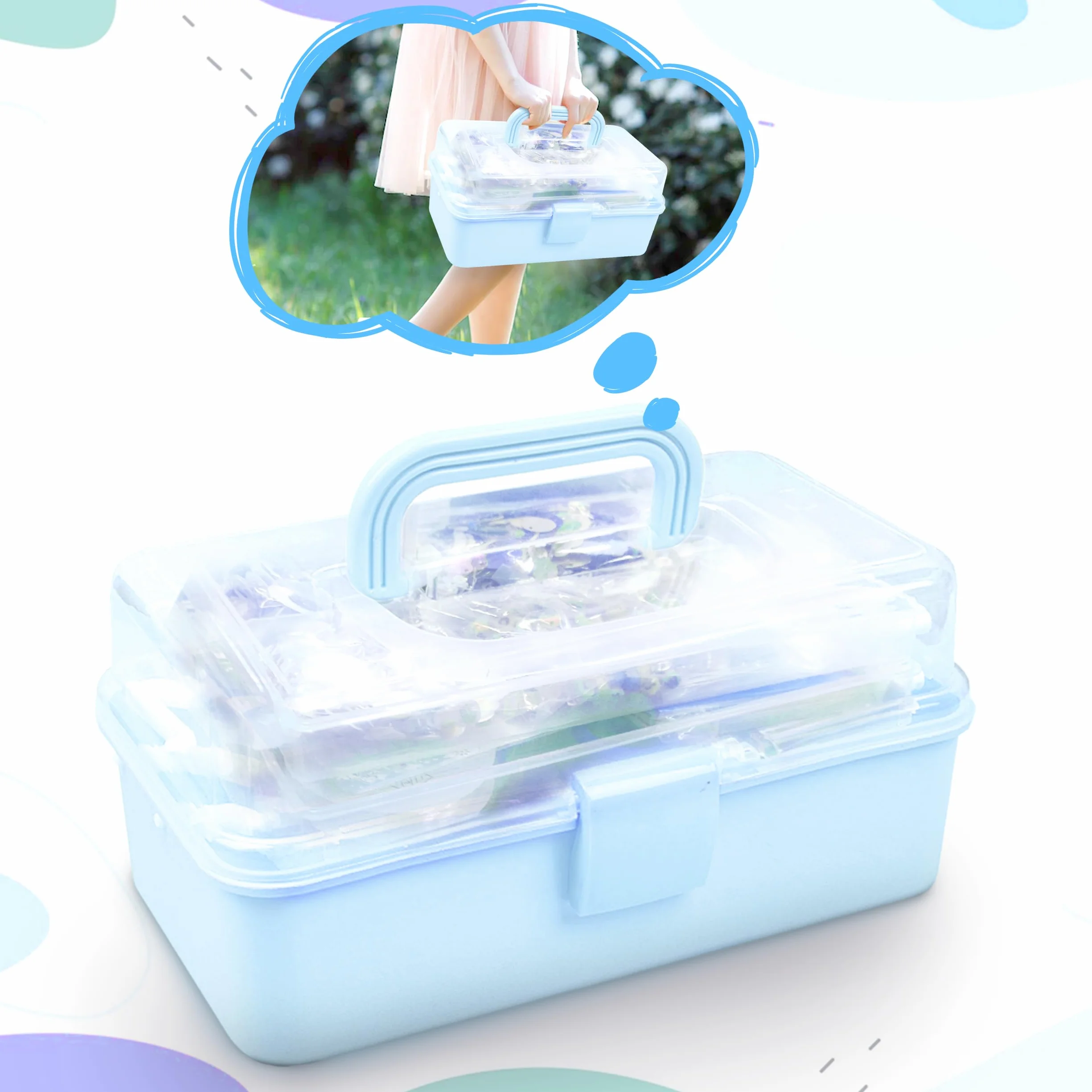 LINAYE Zestaw 3000 Sztuk do Majsterkowania dla Dzieci, Walizka z Pomponami, Środkiem do Czyszczenia Fajek, Scrapbooking, dla Dzieci 4-10 Lat