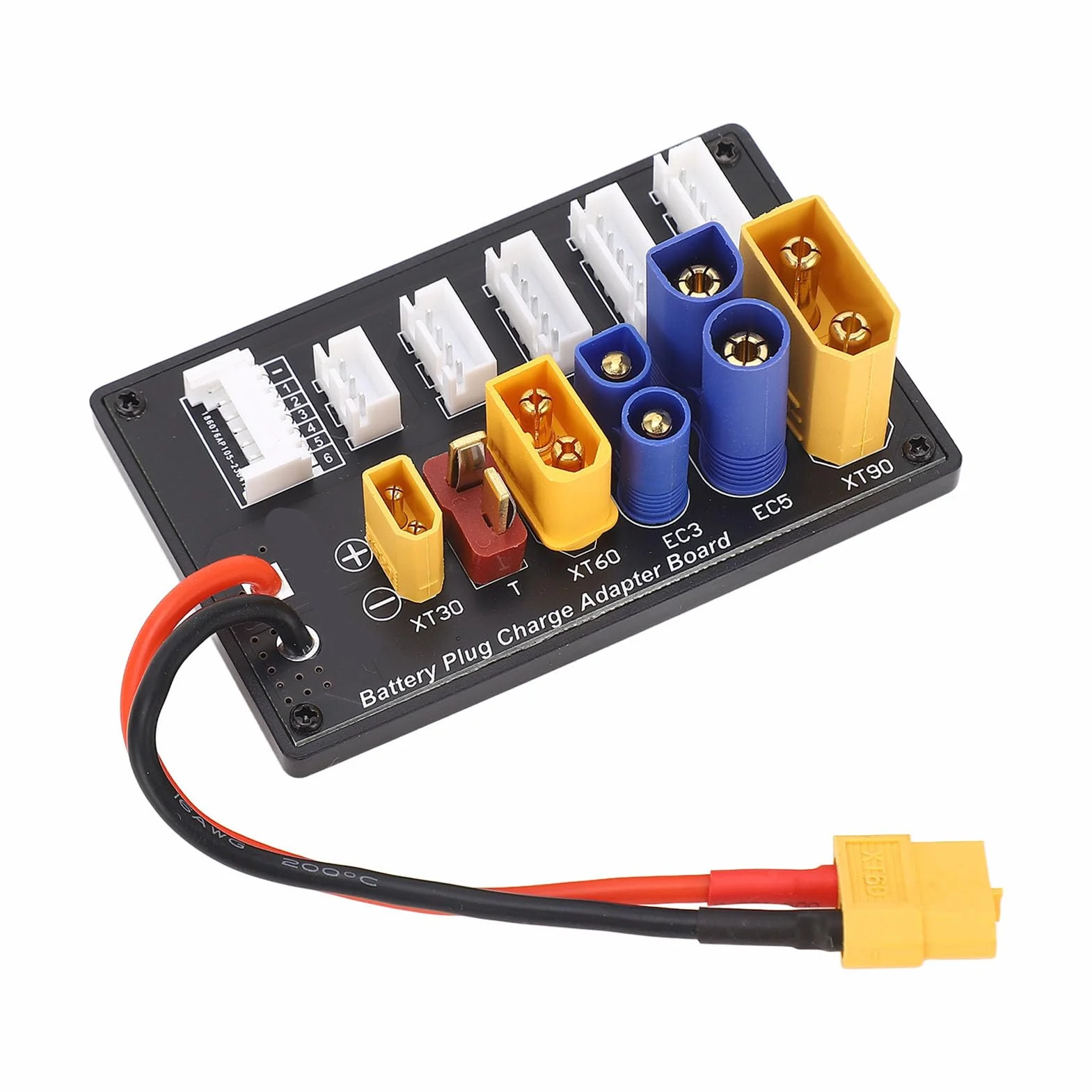 Uniwersalny Adapter Ładowania Równoległego do Akumulatorów RC 6S z Złączami XT90 XT60 EC3 EC5 XT30 Kompatybilny z Ładowarkami RC