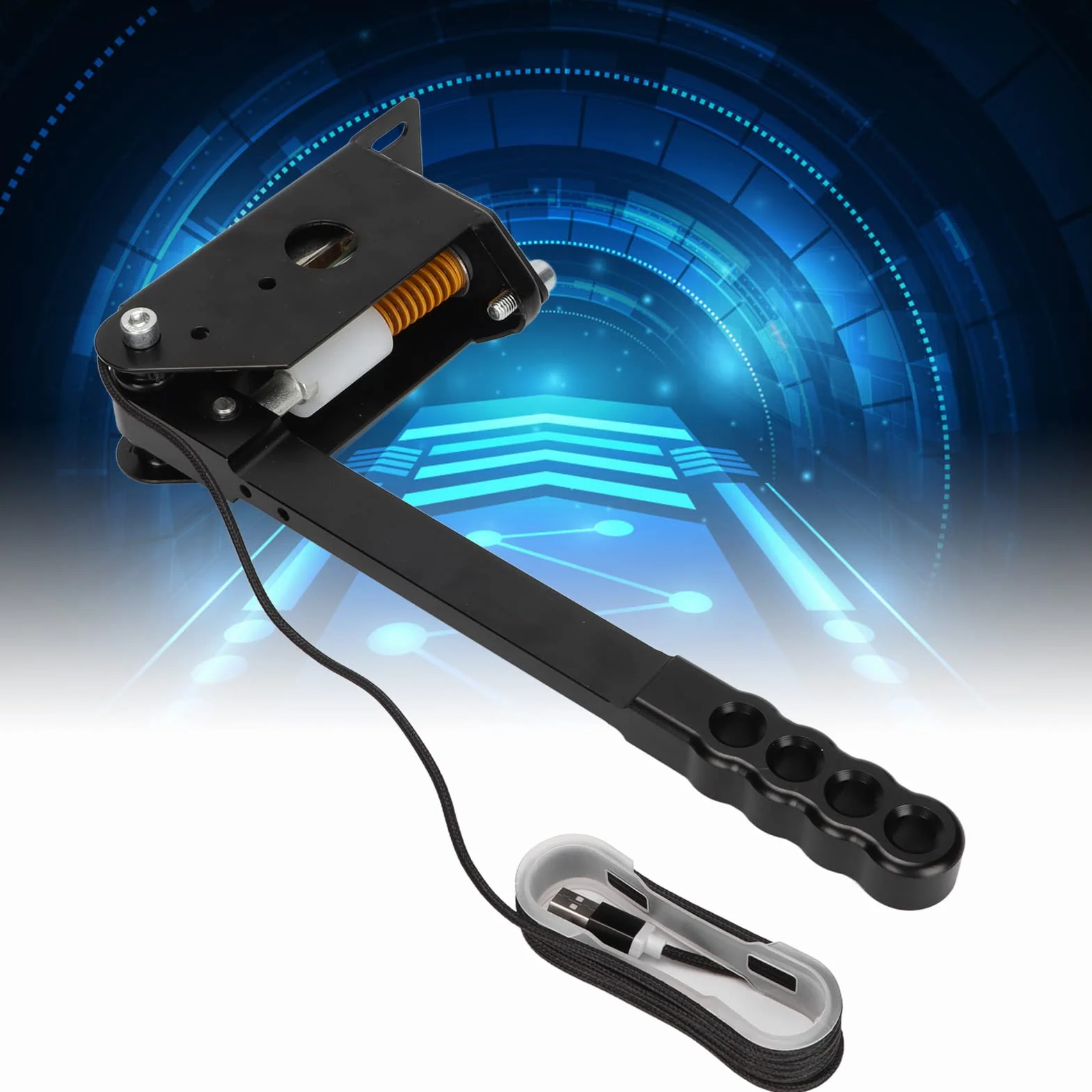 Zacisk Hamulca Ręcznego USB na PC Sim Gry Wyścigowe 64-bitowe Uniwersalne Urządzenia Peryferyjne do Gier z Hamulcem Ręcznym do Gier G25 G27 G29 T500 SIM Wyścigi