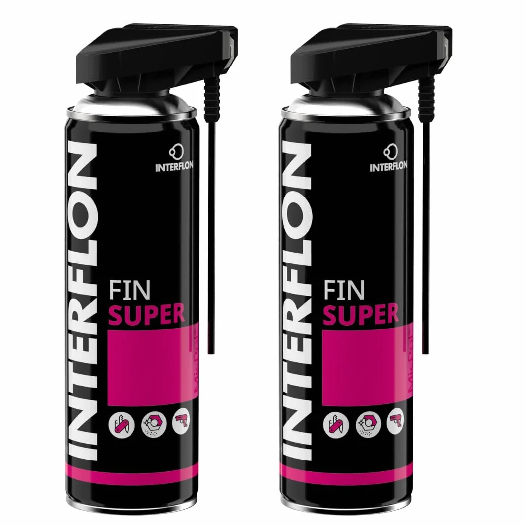 Interflon Spray do suchego smarowania Fin Super - z technologią MicPol - dwupak 2x 300 ml