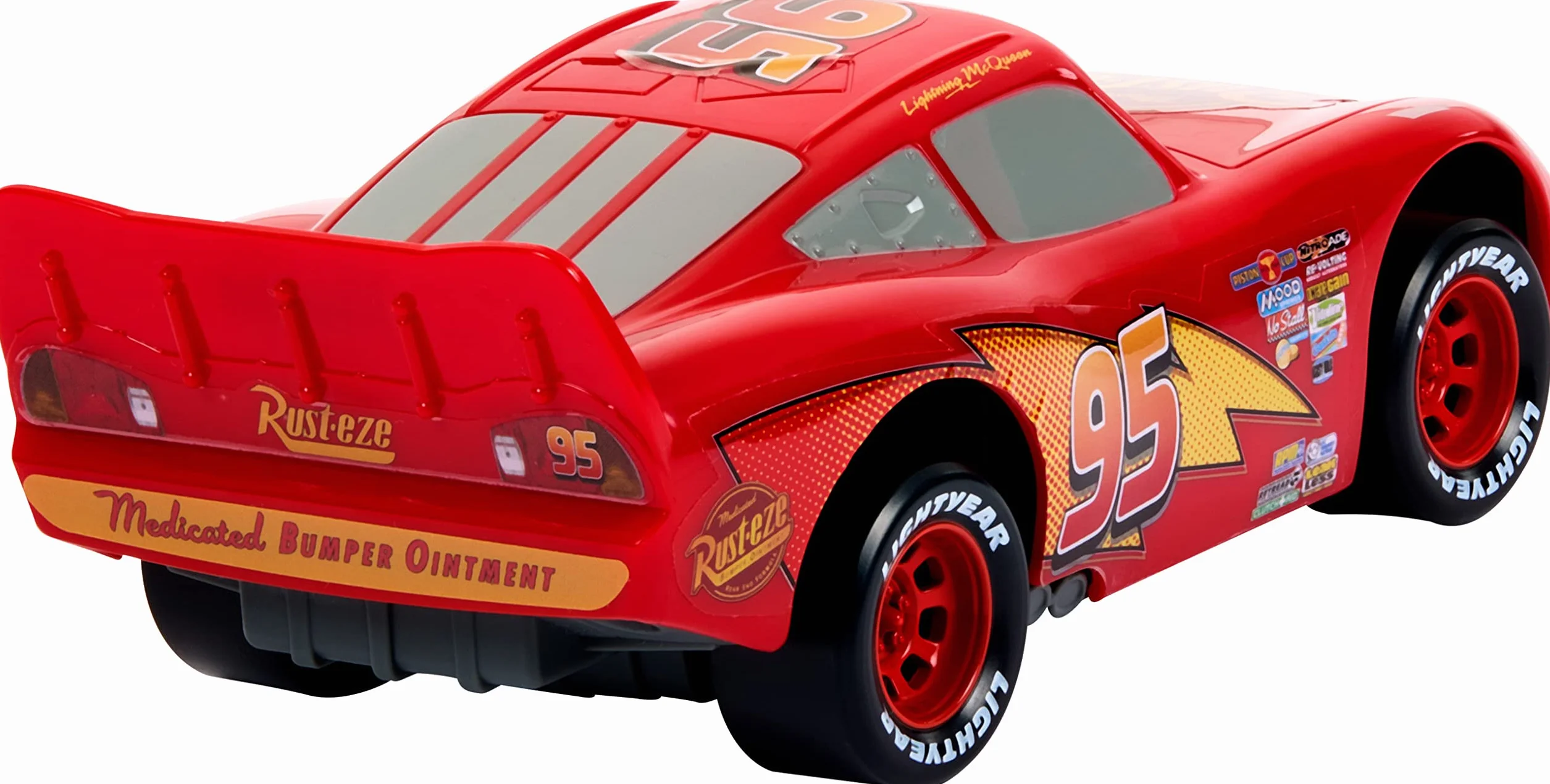 Mattel Cars Auta Rozbujany Zygzak McQueen Pojazd Ruchome elementy (oczy i usta) HPH64