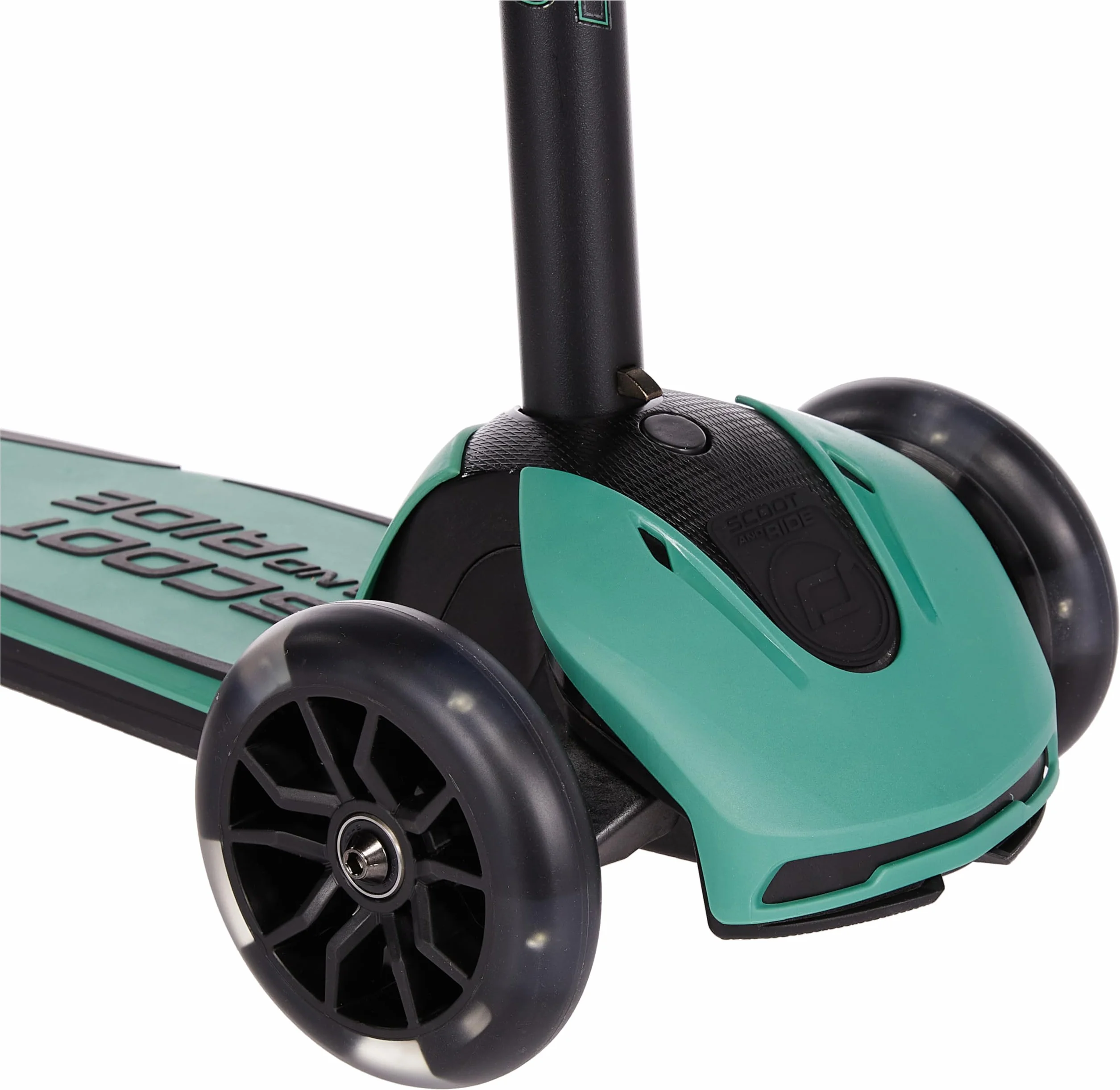 Scoot & Ride Highwaykick 5 Led Hulajnoga, Zielony, 55 cm x 15 cm x 24 cm
