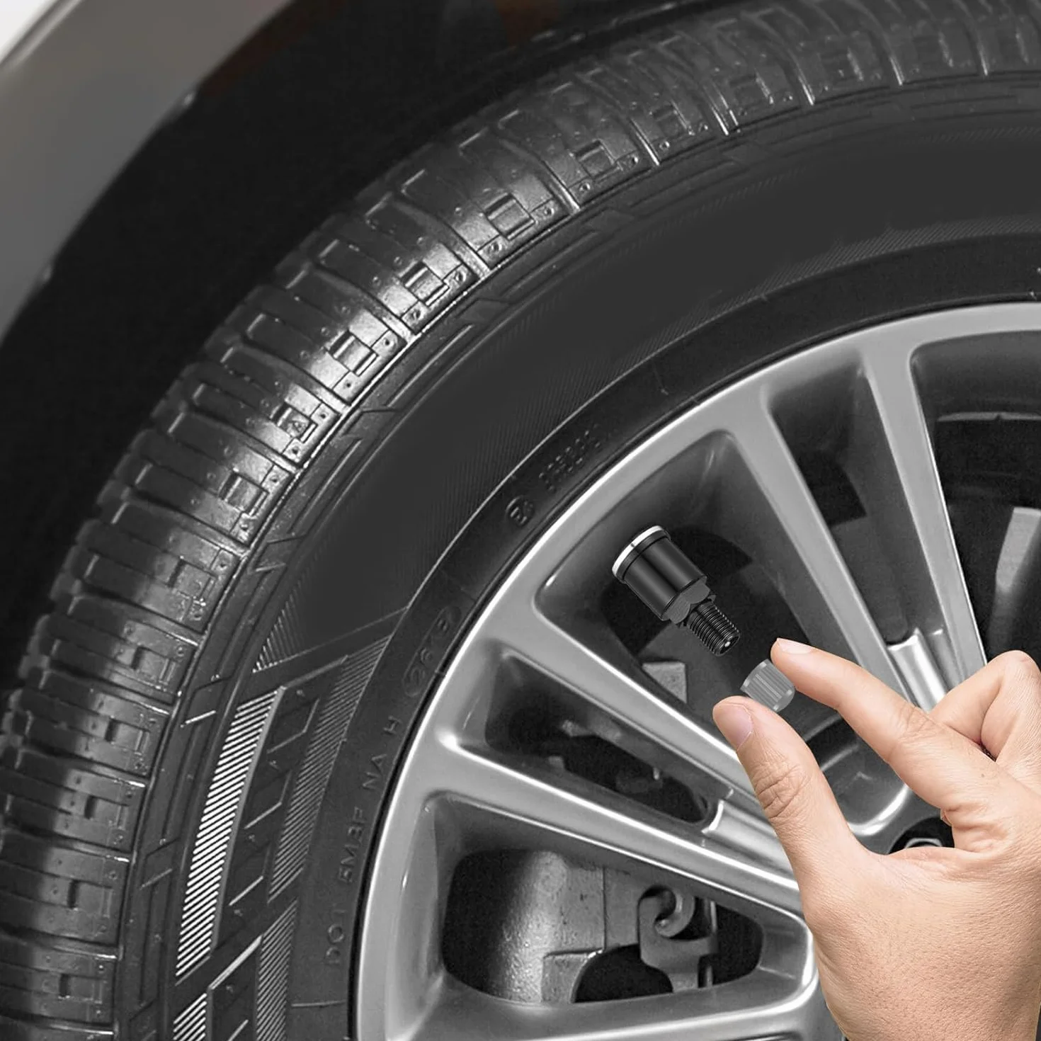 Plastikowe osłony przeciwpyłowe na zawory opon 10 szt. do SUV samochodów motocykli