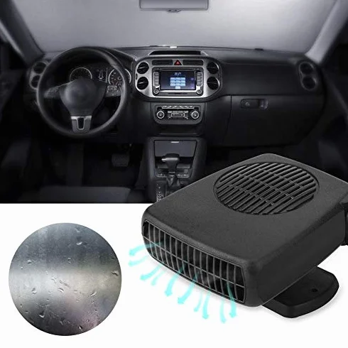Wentylator samochodowy odmrażacz przedniej szyby 12 V 150 W ceramiczny grzejnik chłodzący 2 w 1