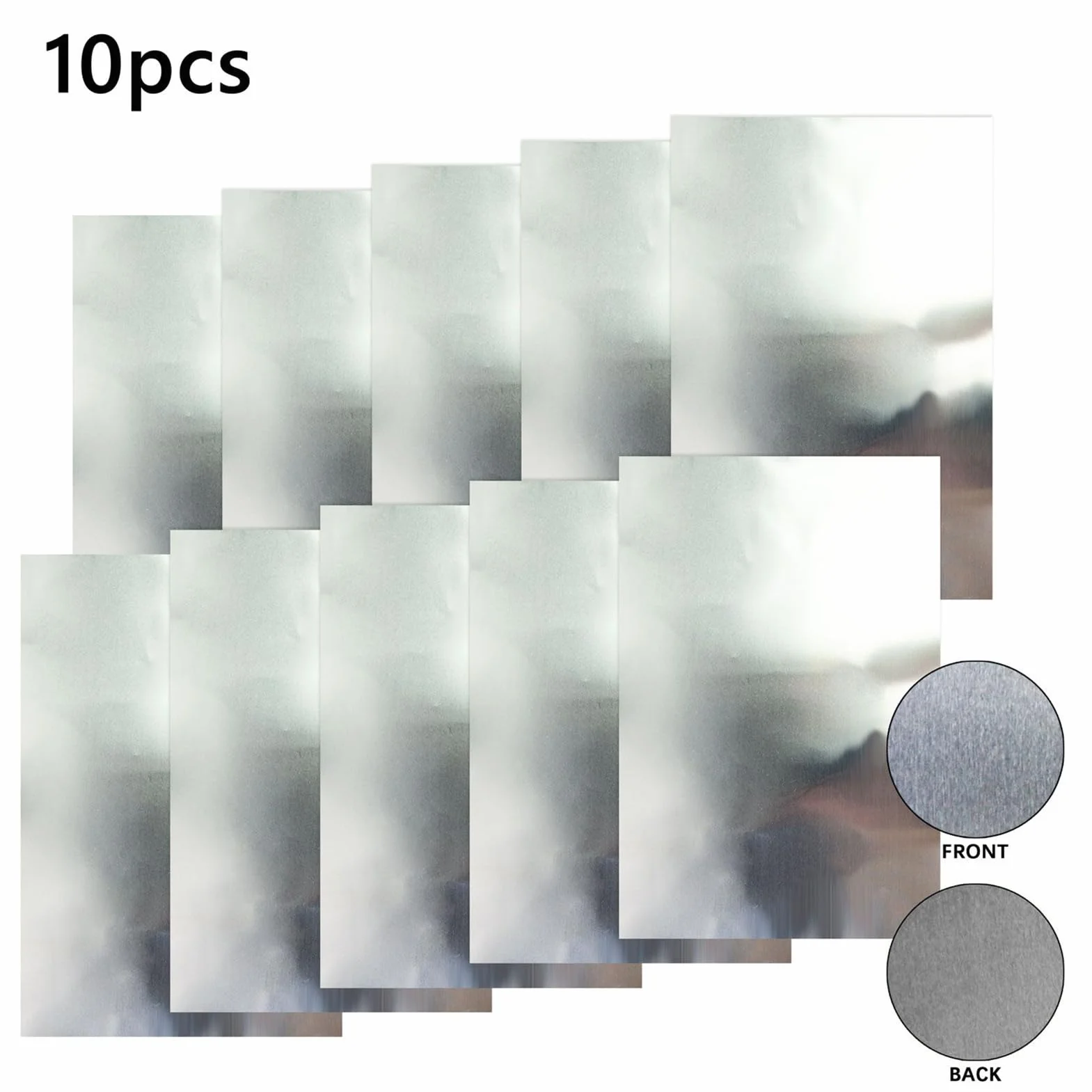 Embossing Foil Sheets - Aluminum Art Craft Supplies, 10 Pieces 0.07mm Thick, DIY Metal Foil Sheets, Decorative Painting Engraving Mounting, Home Project Accessories, Creative Metalworking Tools