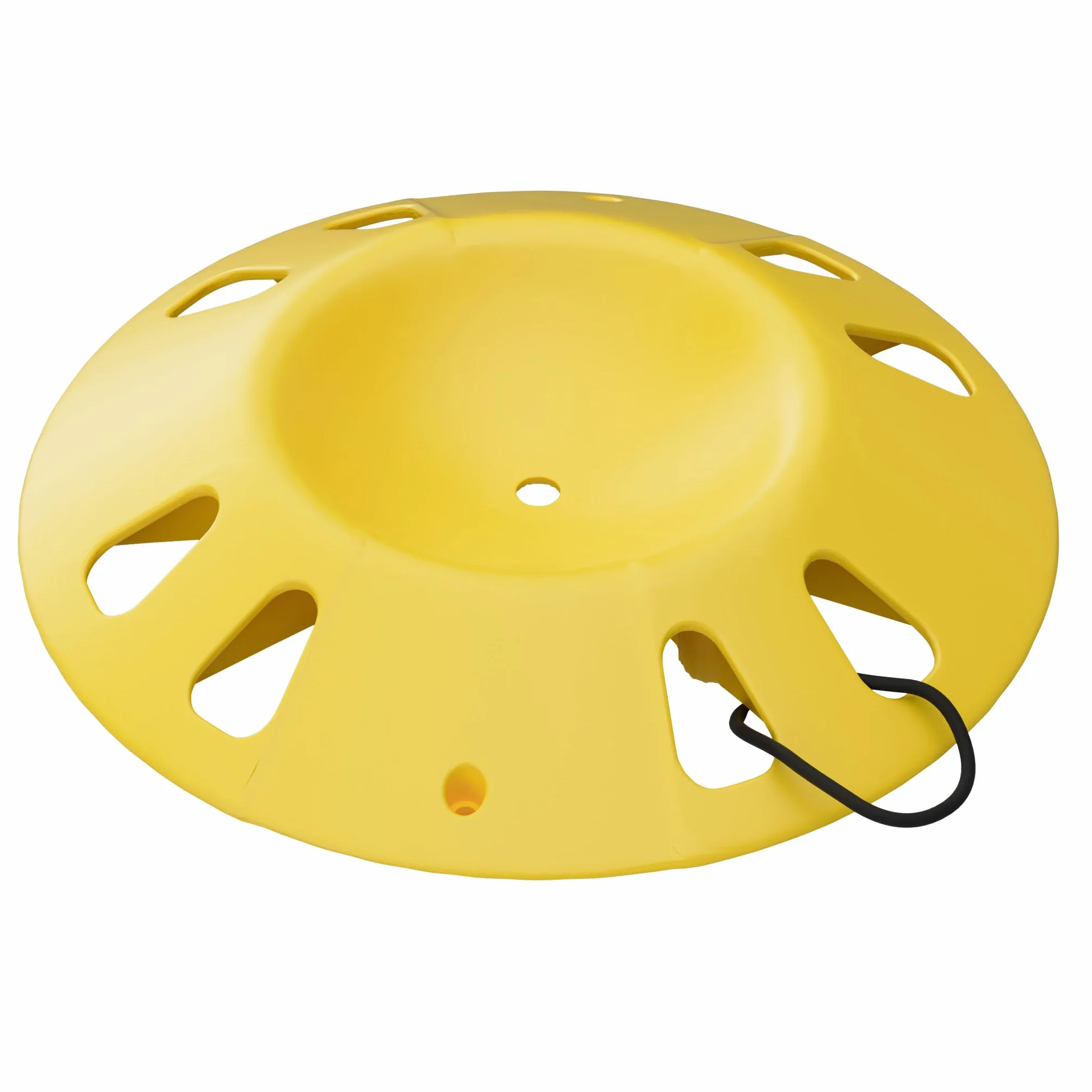 Wiltec Okrągły klin pod koło podporowe 305 mm do 1995 kg, z uchwytem, podkładka HDPE dla kół do Ø 150 mm pod koła przyczepy kempingowej, kampera