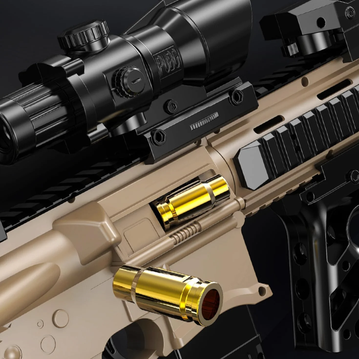 Zabawkowy pistolet dla dorosłych, piankowy, miękki pistolet Bullet Gun M416, pistolet piankowy, ręczne ładowanie, miękki pistolet na prezent dla dorosłych